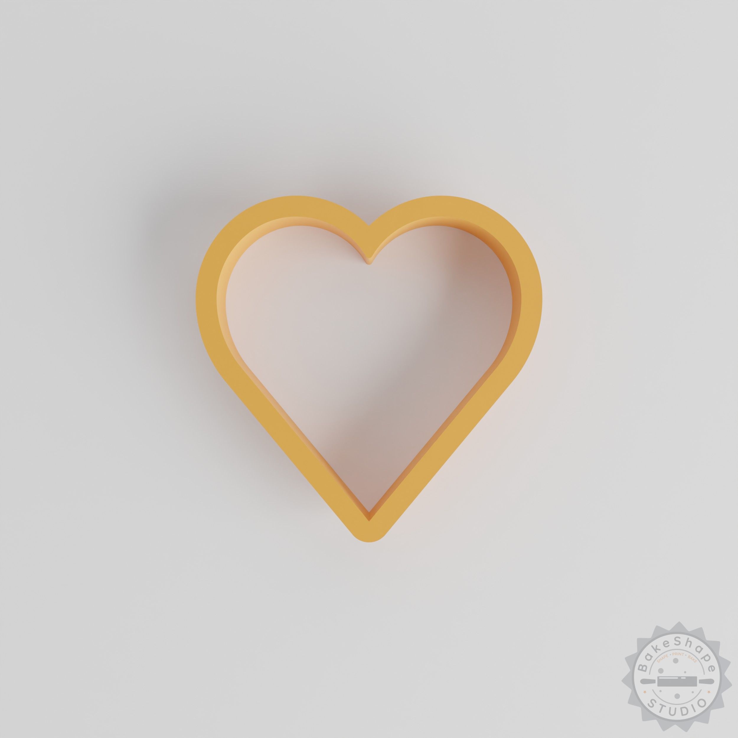 Heart shape cutter set STL files for 3D printing in multiple sizes for baking and crafting