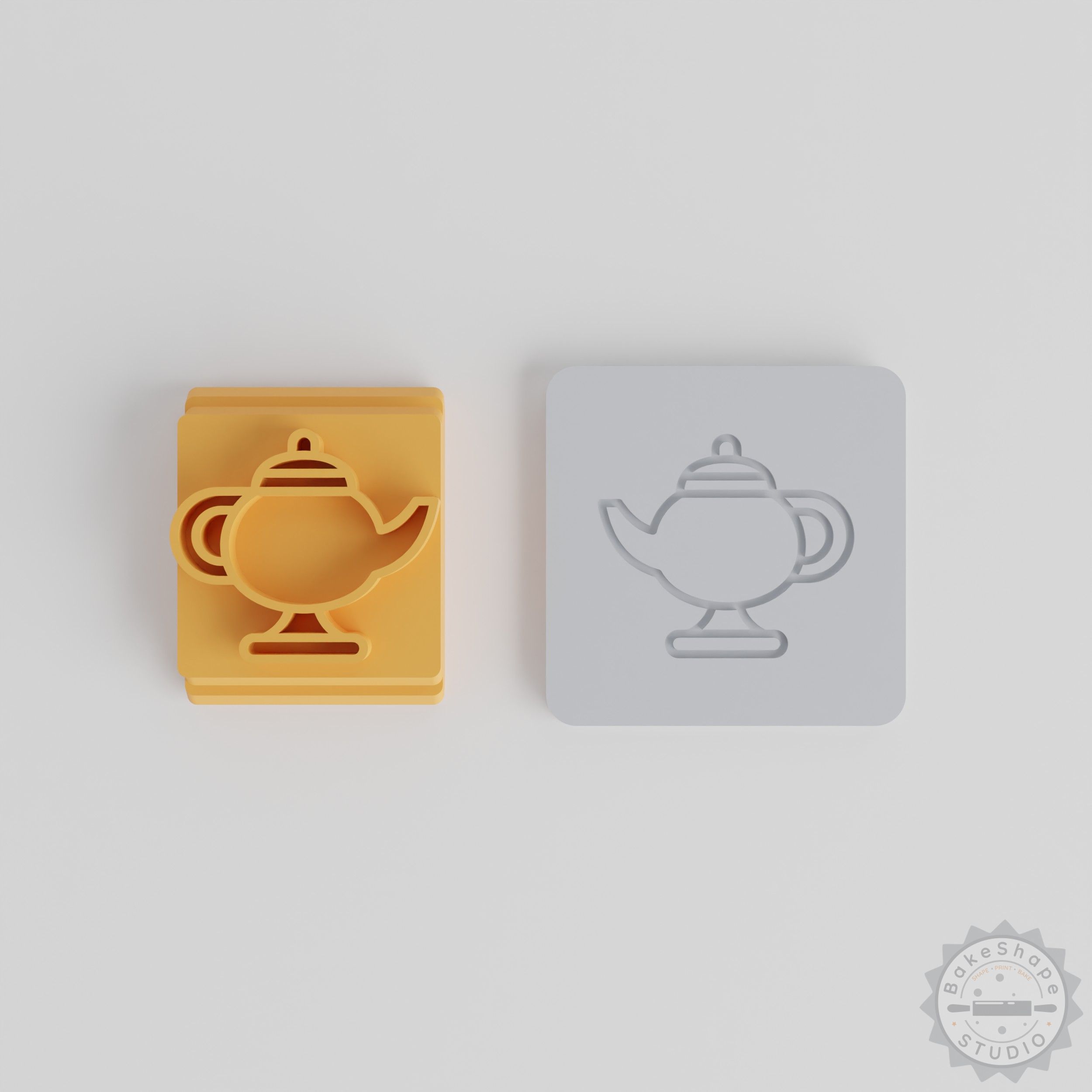 Magic Lamp Stamp Tile Set, 5 Sizes for Clay, Cookies, Fondant & More