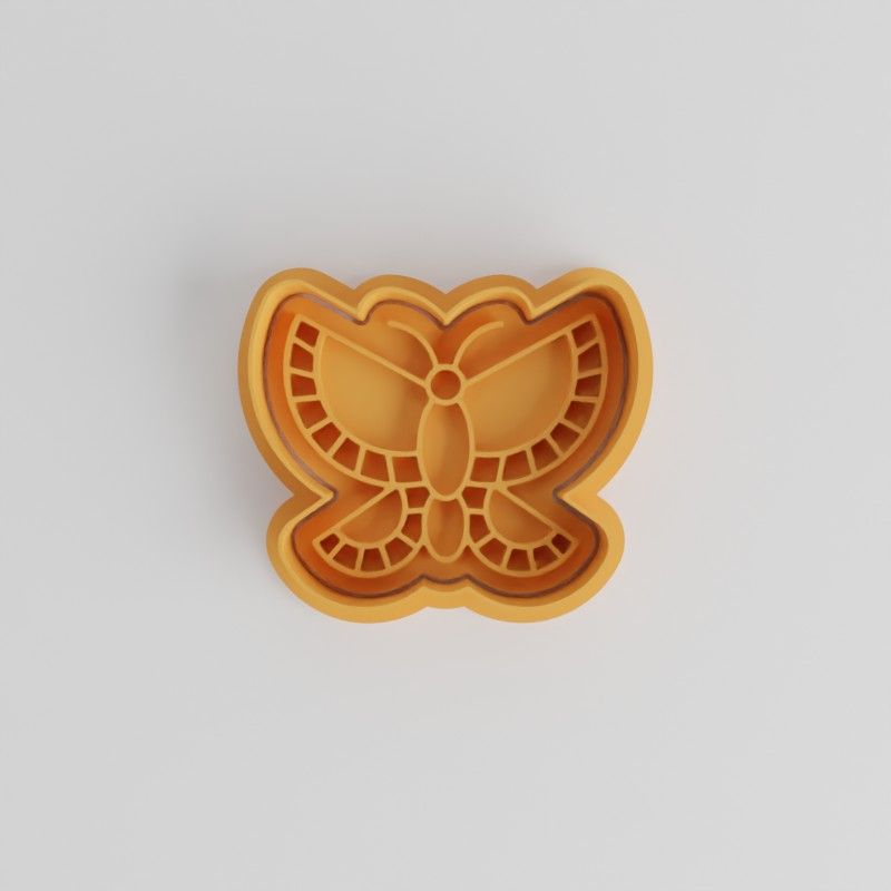 Butterfly Cookie Cutter and Stamp Set, 6-Piece, Perfect for Cookies and Fondant, 3 Sizes S/M/L
