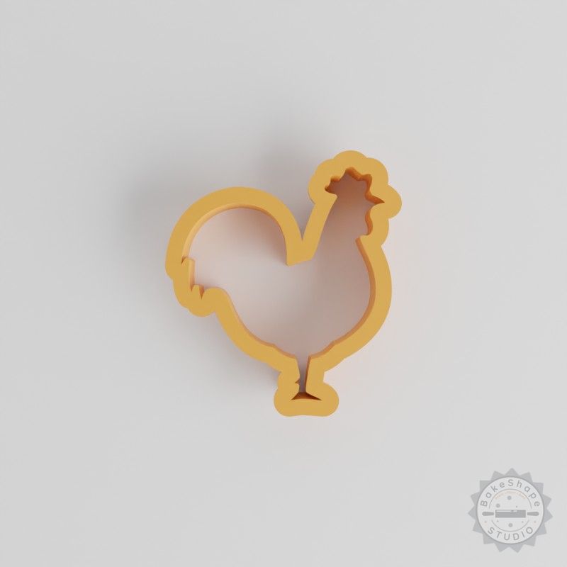 Rooster Shape Cutter Set, 18 Pieces, Cookie & Clay Tool, Farm Animal Design