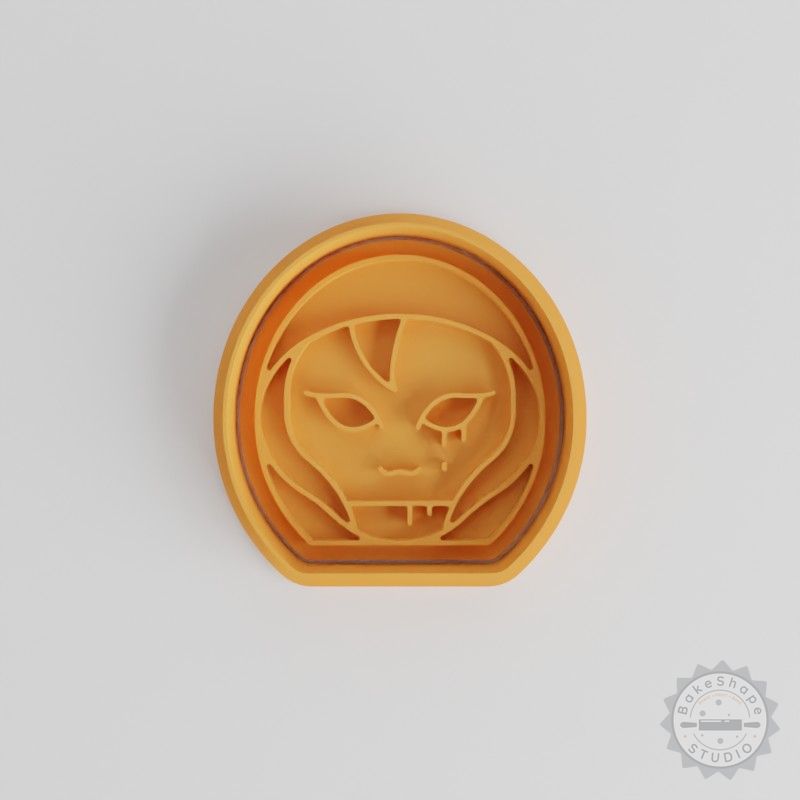 Hooded Demon Cookie Cutter Set, Fondant Stamp, Halloween Demon Shape, 3 Sizes, 6 Pc Baking Tool Collection