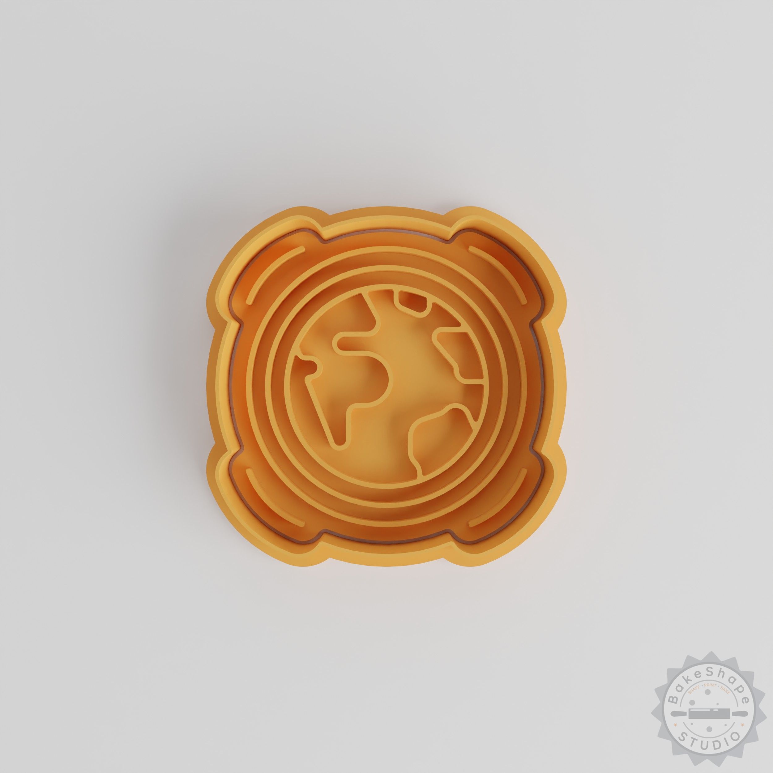 Earth Atmosphere Cookie Cutter & Stamp Set, 6-Piece, Small Medium Large Sizes, Space Exploration Theme