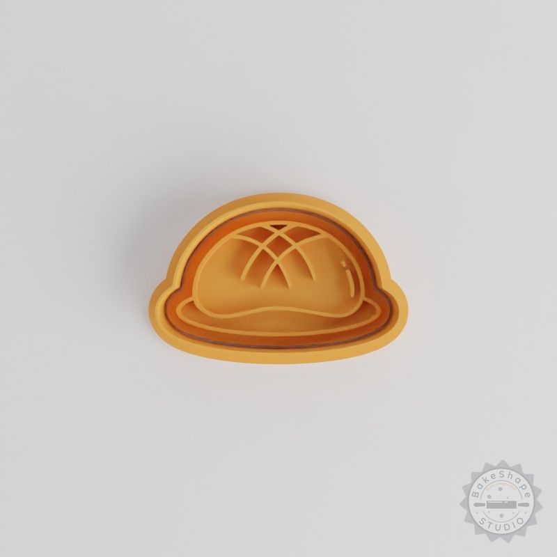 Bun Shape Cutter and Stamp Set, Perfect for Cookies or Fondant, 6 Piece S/M/L Sizes