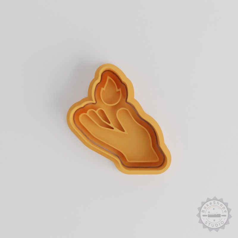 Magic Shape Cutter & Stamp Set, Perfect for Cookies & Fondant, 3 Sizes, 6 Pieces Bundle