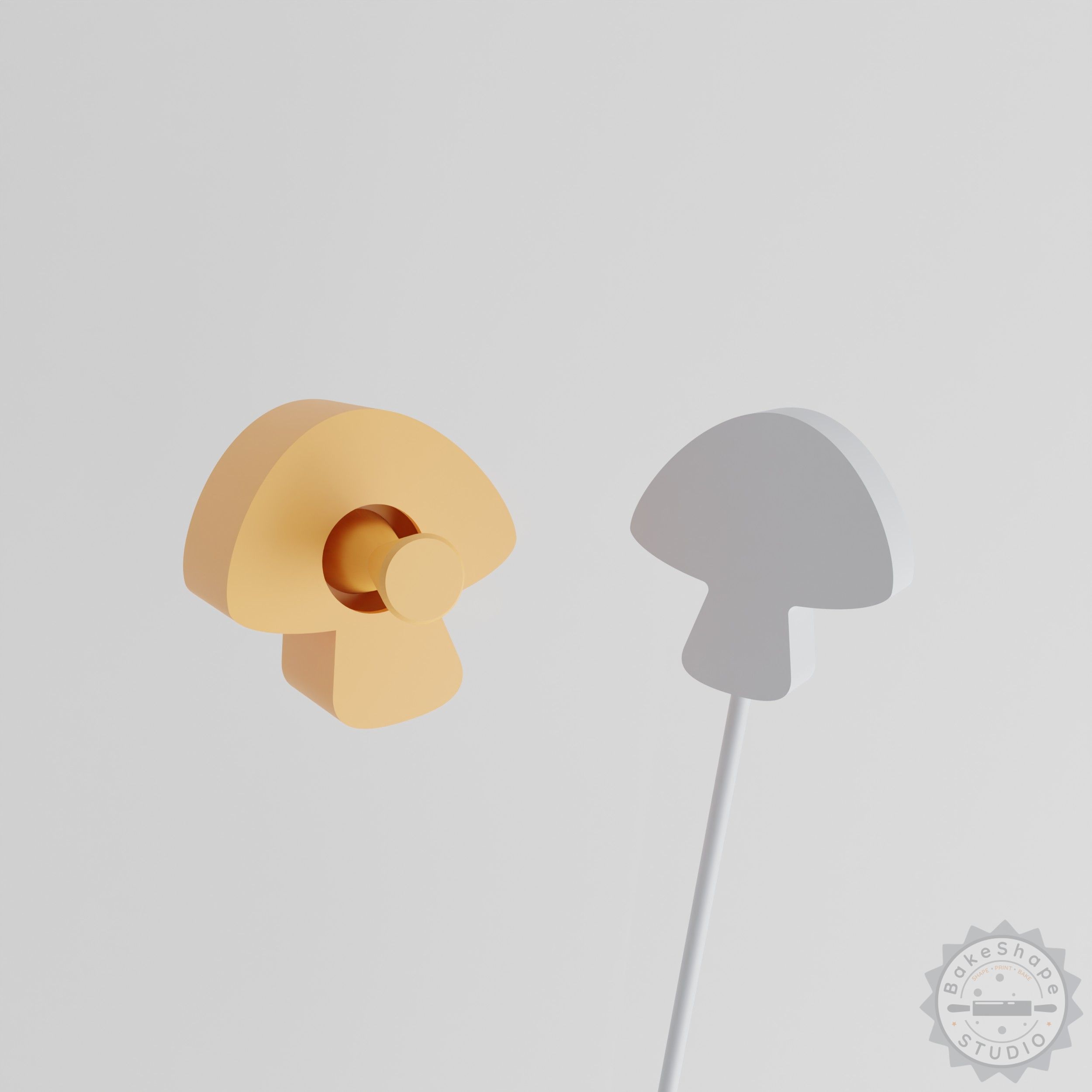 Spotty Mushroom Cake Pop Mold, 2-Piece Spotted Shroom Baking Mold Set
