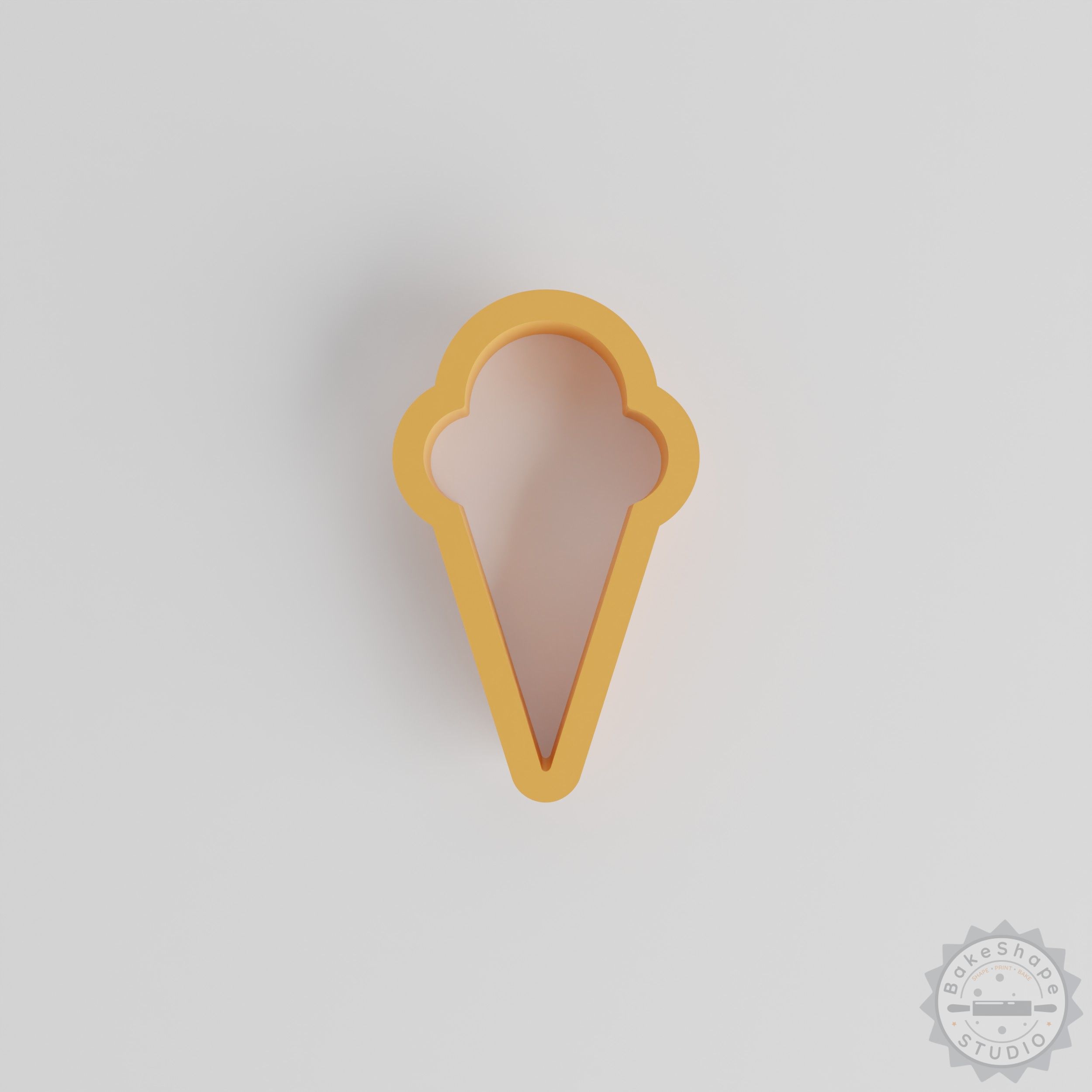 Ice Cream Cone Shape Cutter Set, 18 Piece, Various Sizes, Perfect for Cookies and Fondant