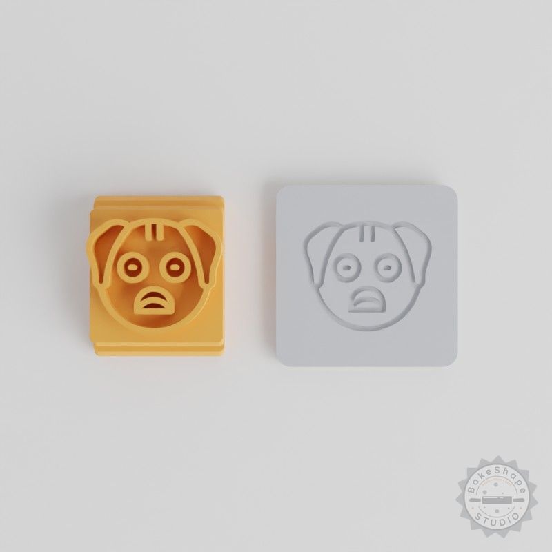 Nervous Stamp Tile Set for Clay, Cookies & Fondant - 5 Design Sizes 20-40mm