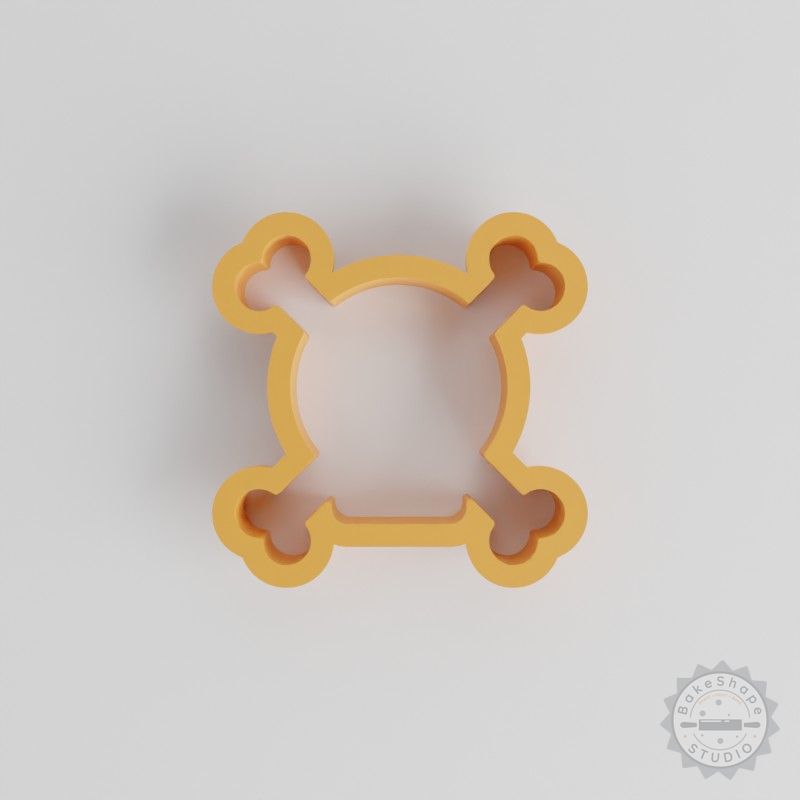 Crossbones Skull Shape Cutter Set, 18-Piece, Sizes 0.75" to 5", Perfect for Cookies, Fondant, Clay