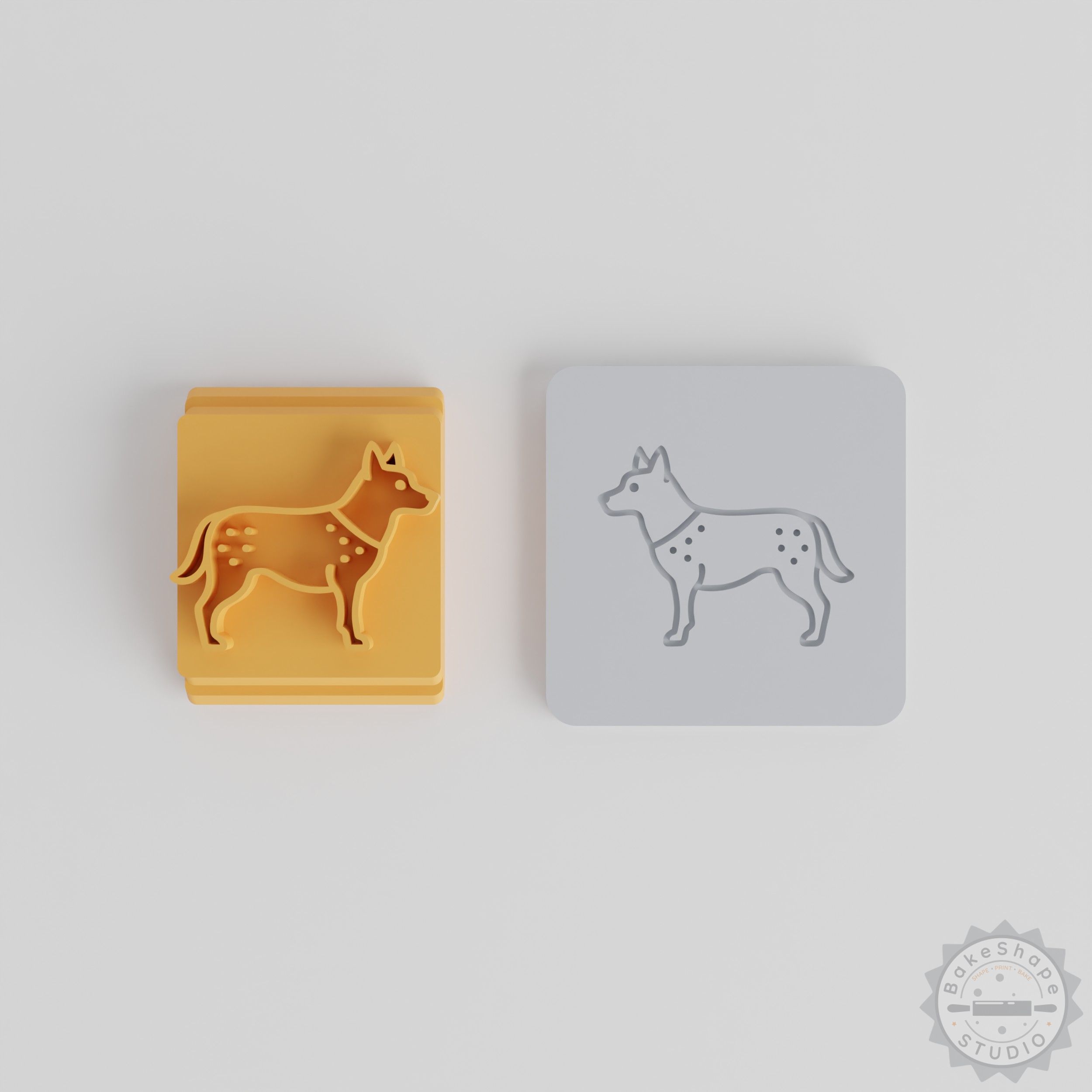Dog Stamp Tile Set, 5 Sizes for Clay, Cookies, Fondant, Perfect Pet Designs