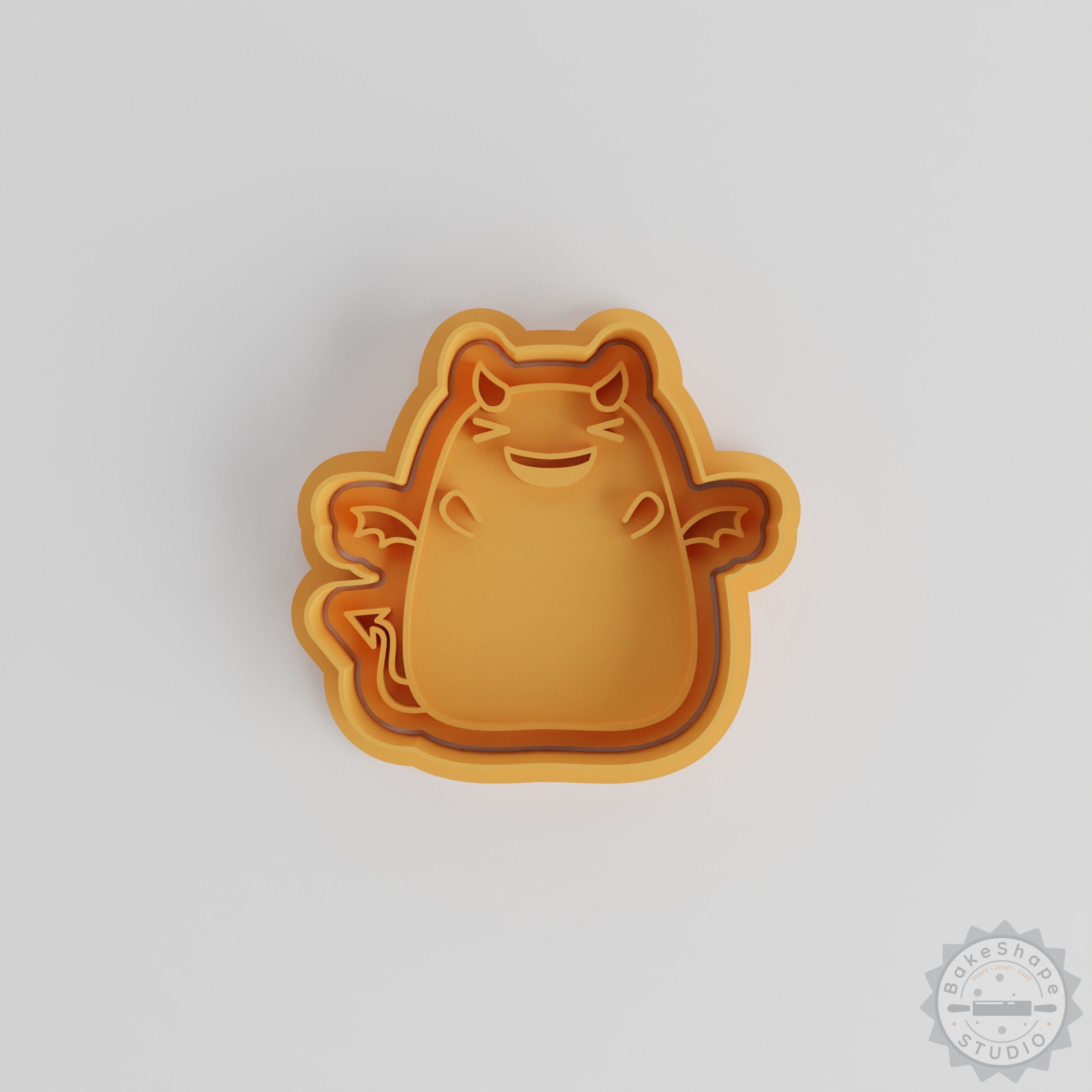 Happy Emotion Cookie Cutter & Stamp Set, Excited Face Design, 6-Piece, S/M/L