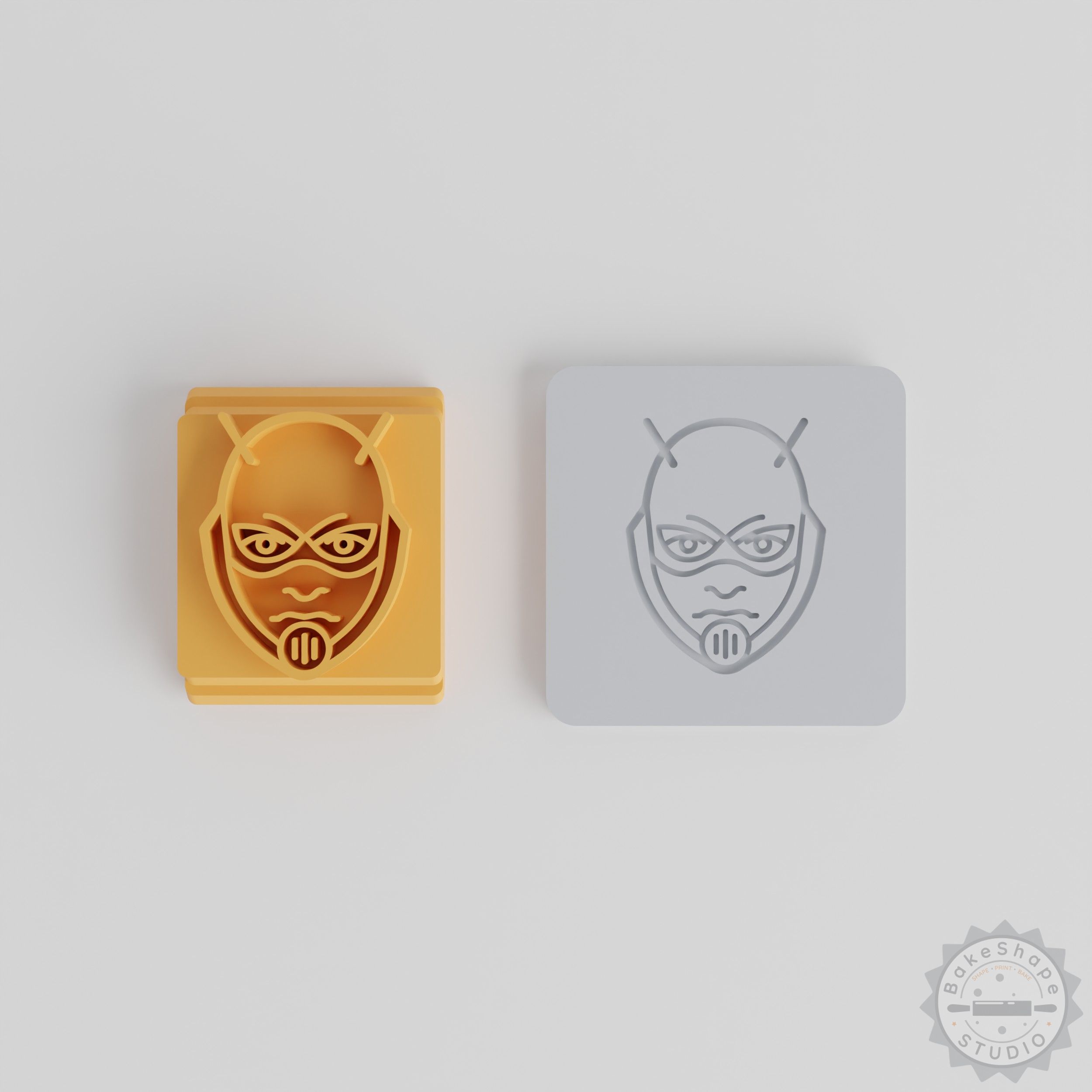 Ant Hero Stamp Tile Set, 5 Sizes, 20-40mm, Perfect for Clay, Cookies, Fondant Crafting