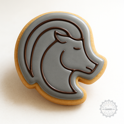Decorated example 1 of Aries Zodiac Shape Cutter & Stamp Set, Perfect for Cookies & Fondant, Includes 3 Sizes