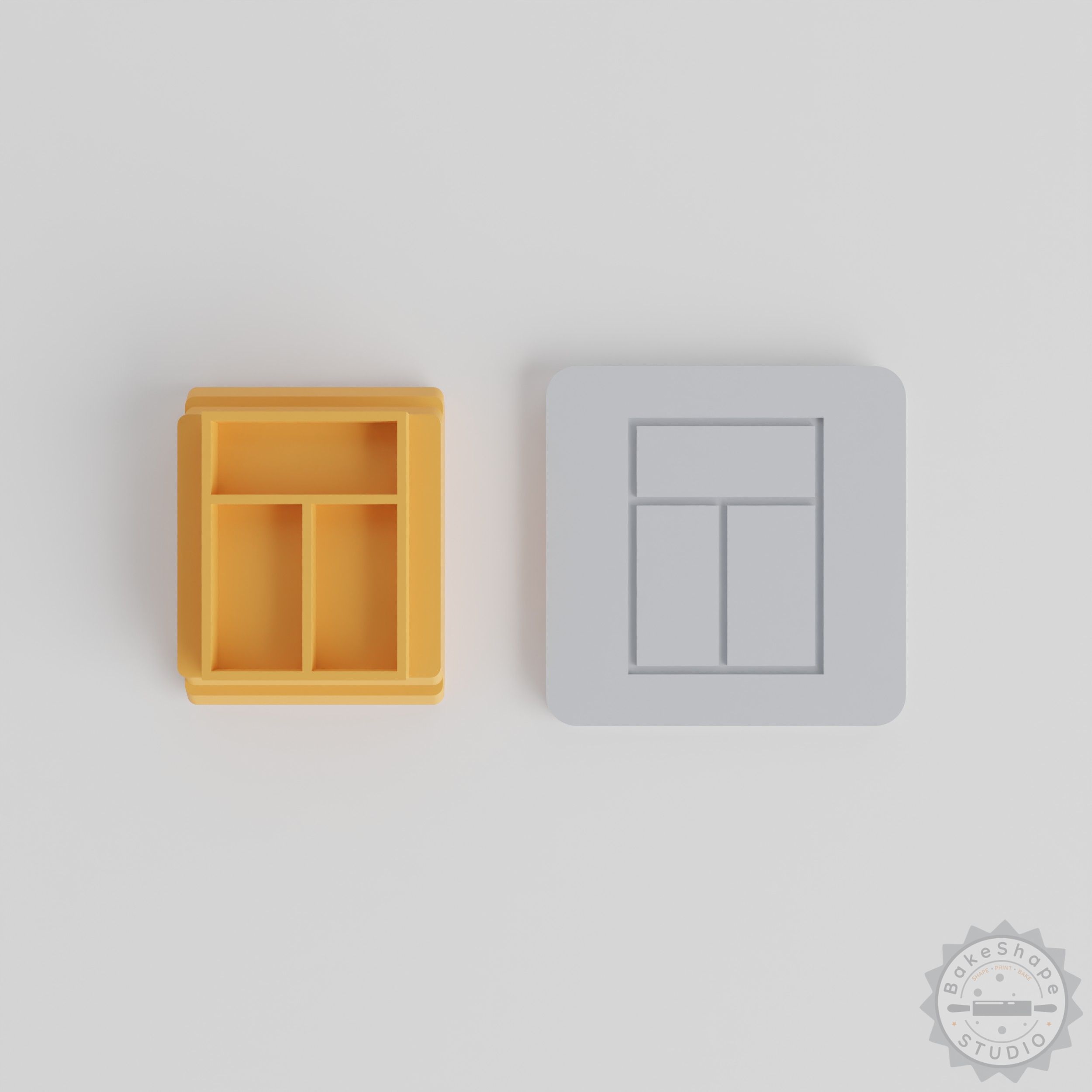 Stamp Tile Window Set, 5 Motif Sizes, Perfect for Clay, Cookies, Fondant