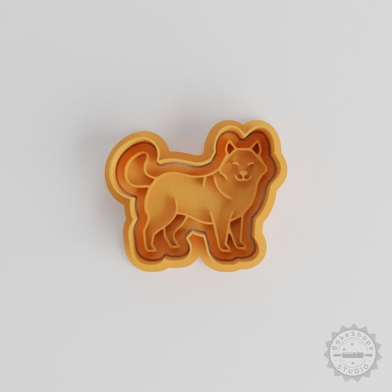 Dog Cookie Cutter and Stamp Set, 6-Piece, S-M-L Sizes, Perfect for Cookies, Fondant