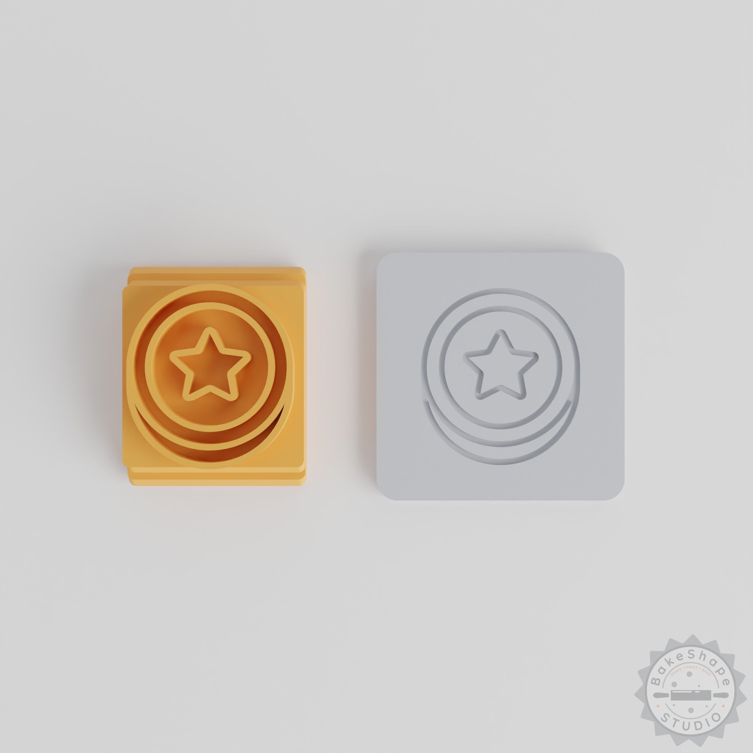Coin Stamp Tile Set, 5 Sizes, Perfect for Clay, Cookies, Fondant and More