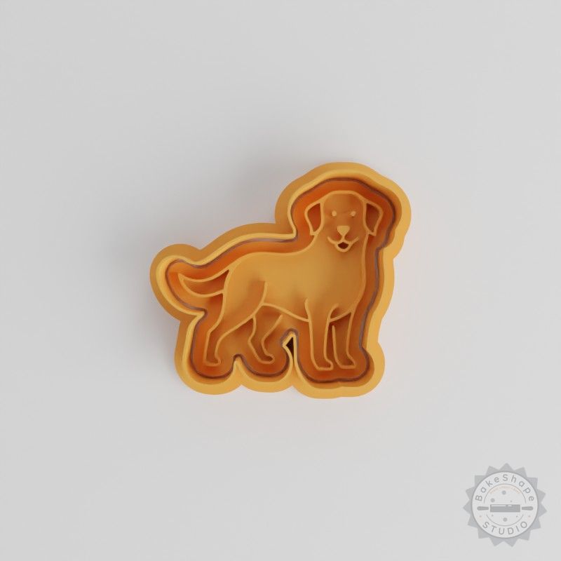 Golden Retriever Cookie Cutter Set, 6 Piece, Perfect for Cookies & Fondant, Includes S/M/L Sizes