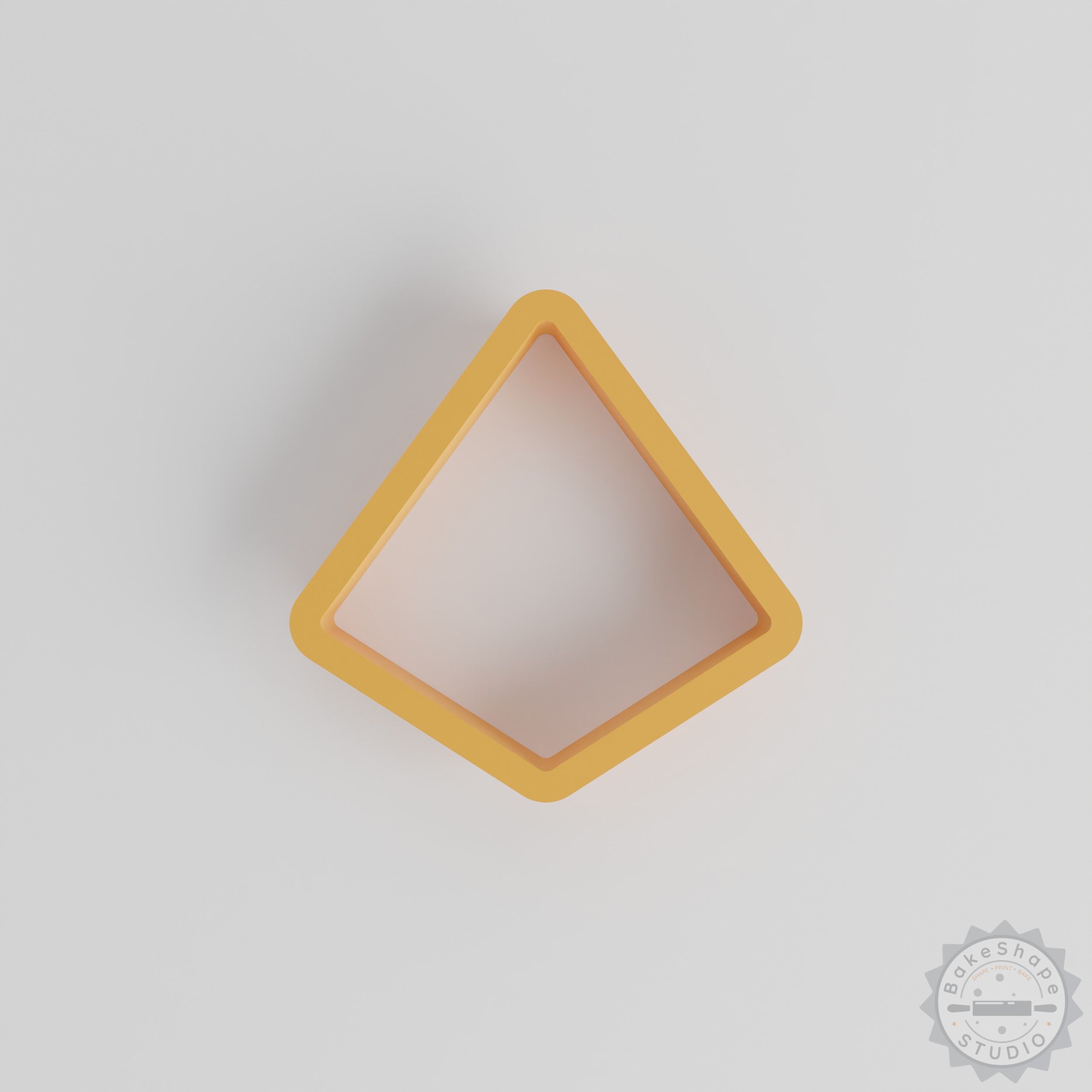 Diamond Shape Cutter Set, 0.75"-5.00" Sizes, 18-Piece Pack for Cookies, Fondant, Clay, Geometric Rhombus Design