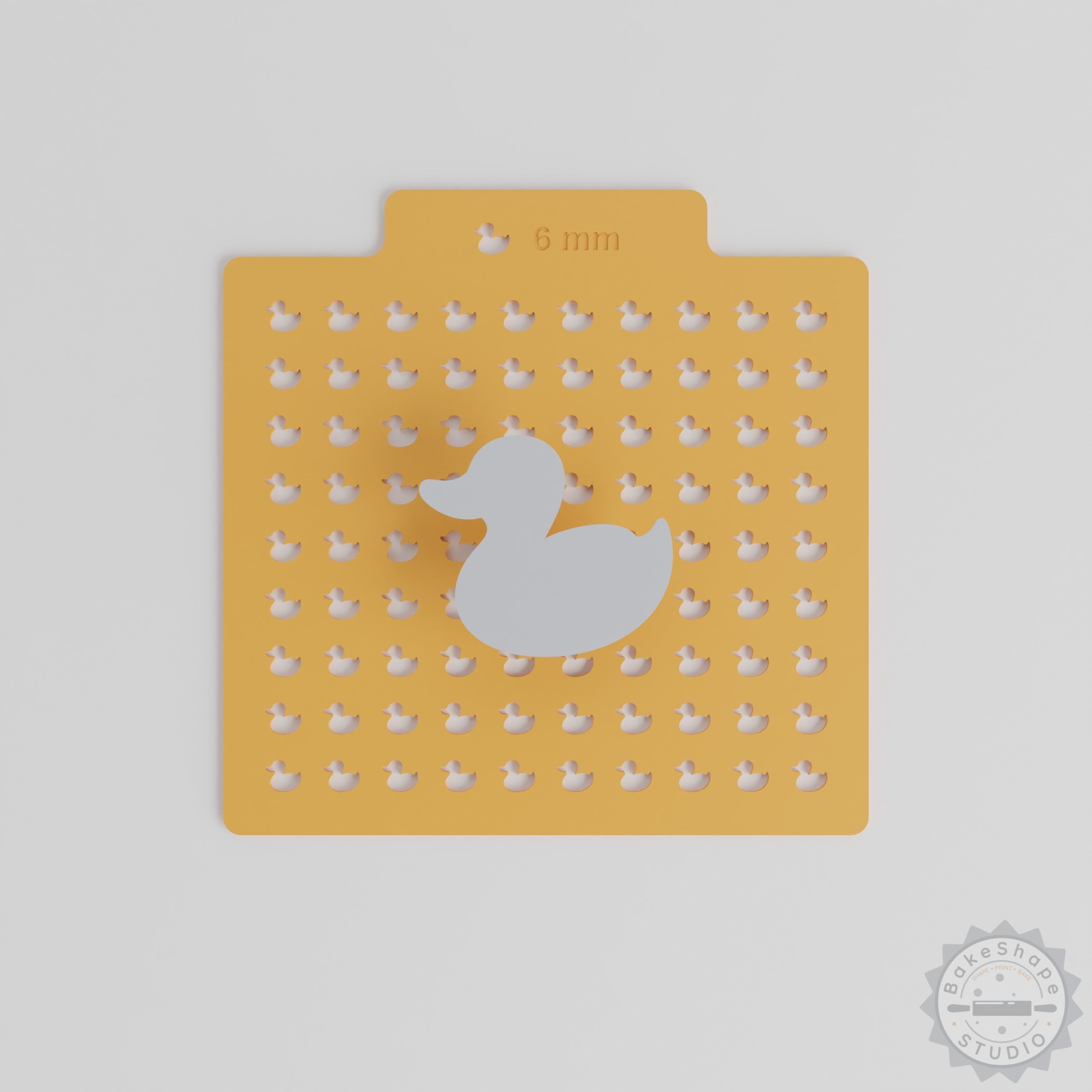 Duck Sprinkle Stencil Set, 5 Size Options, Perfect for Sprinkles, Powdered Sugar, Cocoa, and Edible Glitter
