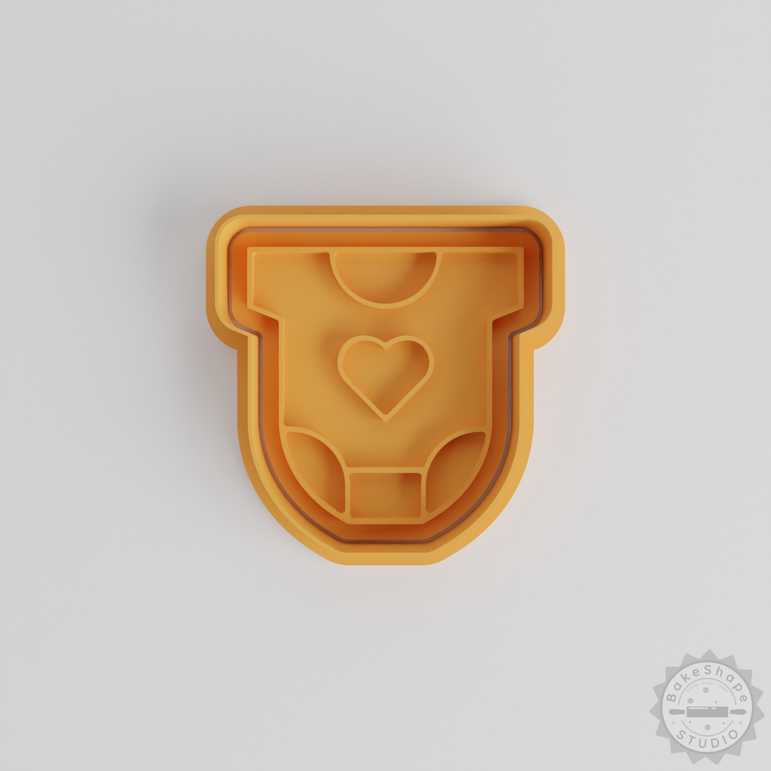 Baby Body Shape Cutter and Stamp Set, Cookie and Fondant Molds, 6-Piece Size Variety