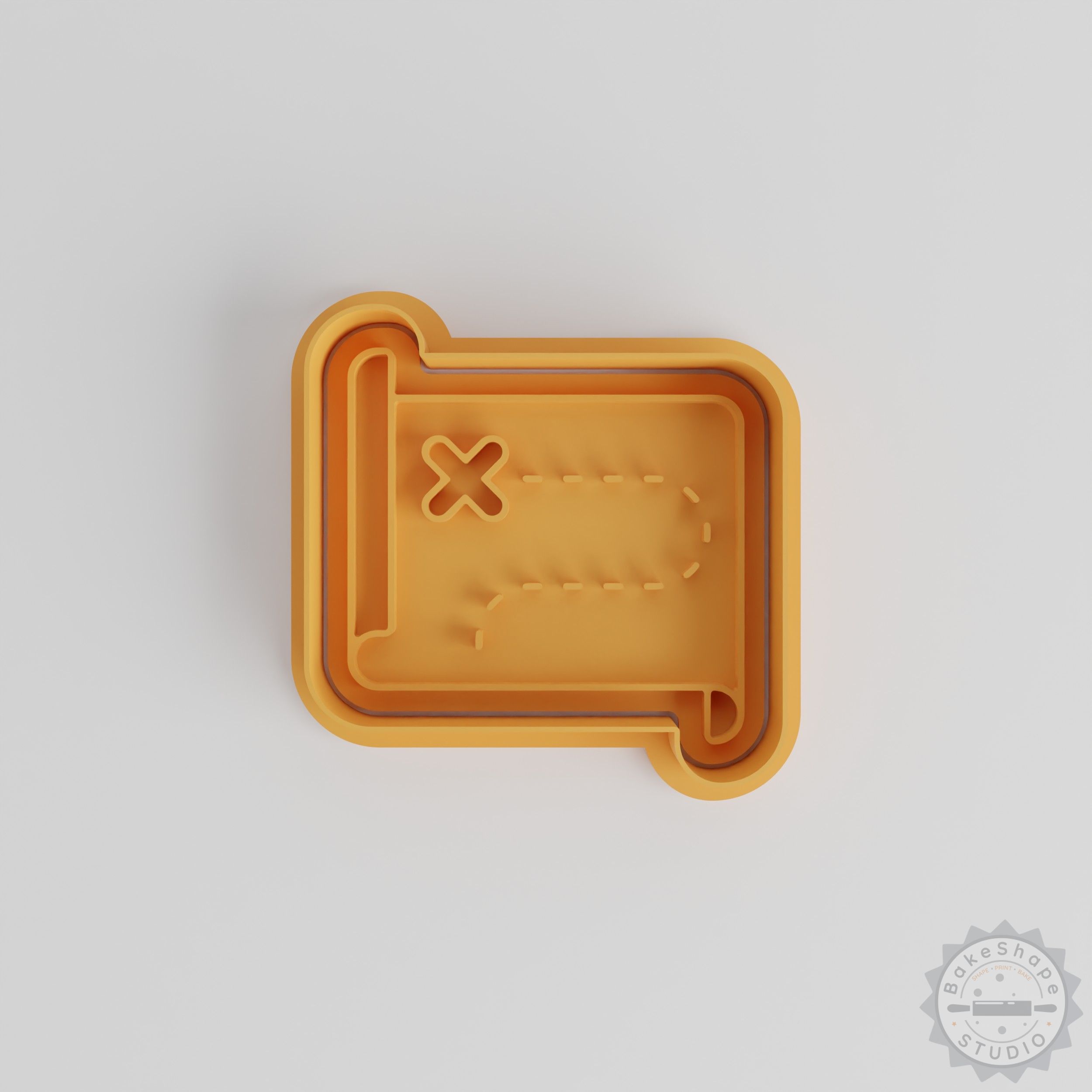 Treasure Map Cookie Cutter Bundle, Set of 6, Pirate Map Stamp, Perfect for Fondant and Cookies