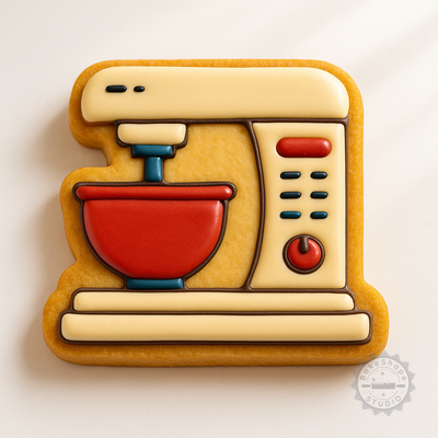 Decorated example 1 of Blender Kitchen Appliance, Smoothie Mixer & Shape Cutter Set for Cookies & Fondant, 6-Piece Pack