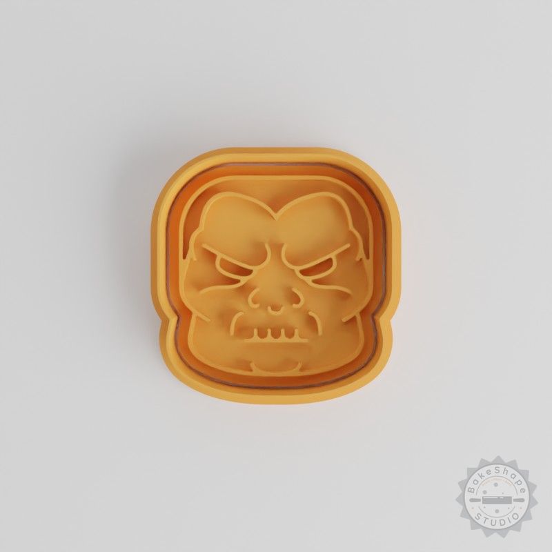 Monster Cookie Cutter and Stamp Set, Perfect for Halloween, 6 Pieces, S/M/L Sizes