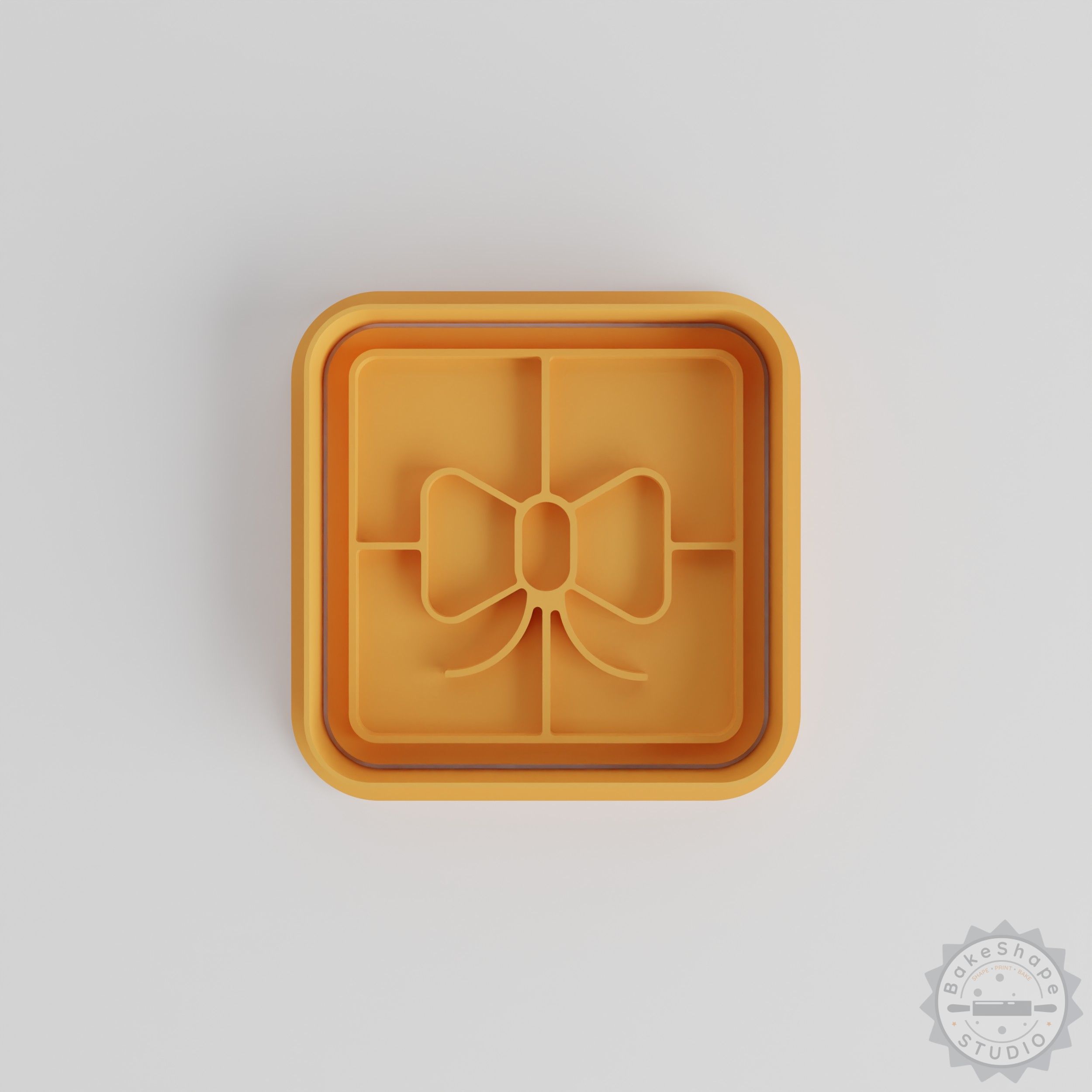 Cookie Cutter & Stamp Set, 6-Piece, Multi-Size Gift Box Shape for Fondant and Cookies, Perfect Holiday Baking