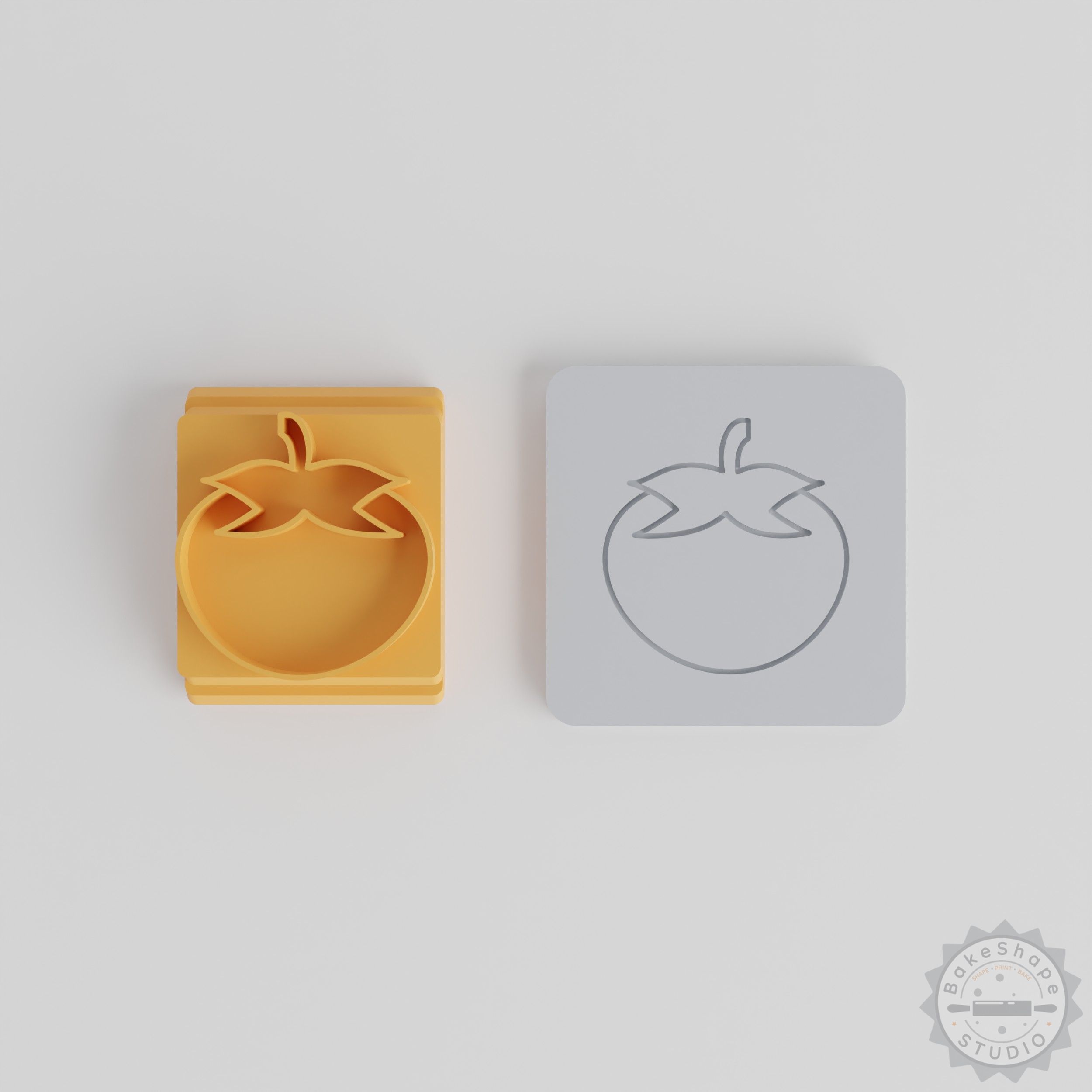 Fruit Stamp Tile Set for Clay, Cookies, Fondant – 5 Sizes, Healthy Snack Design