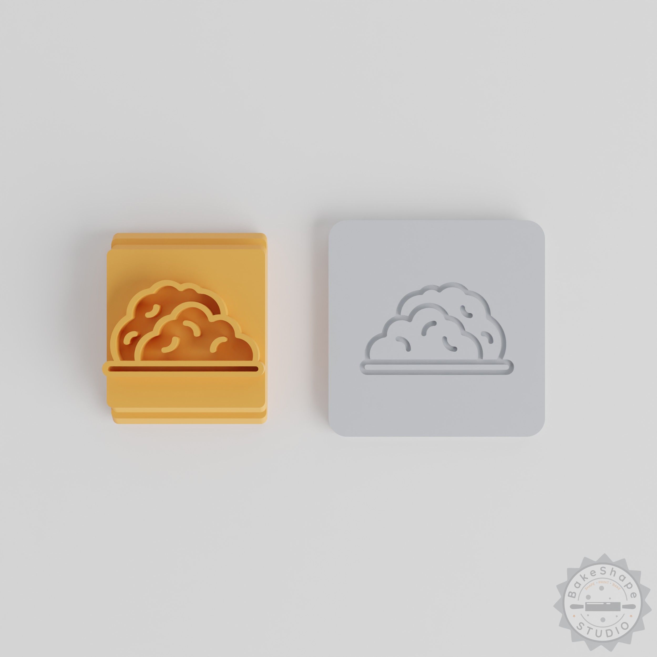 Bush Stamp Tile Set, 5 Motif Sizes for Clay, Cookies, Fondant, Soft Materials