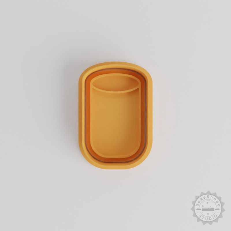 Glass Drinkware Set with Shape Cutter, Stamp for Cookies & Fondant, 6-Piece, Sizes S/M/L