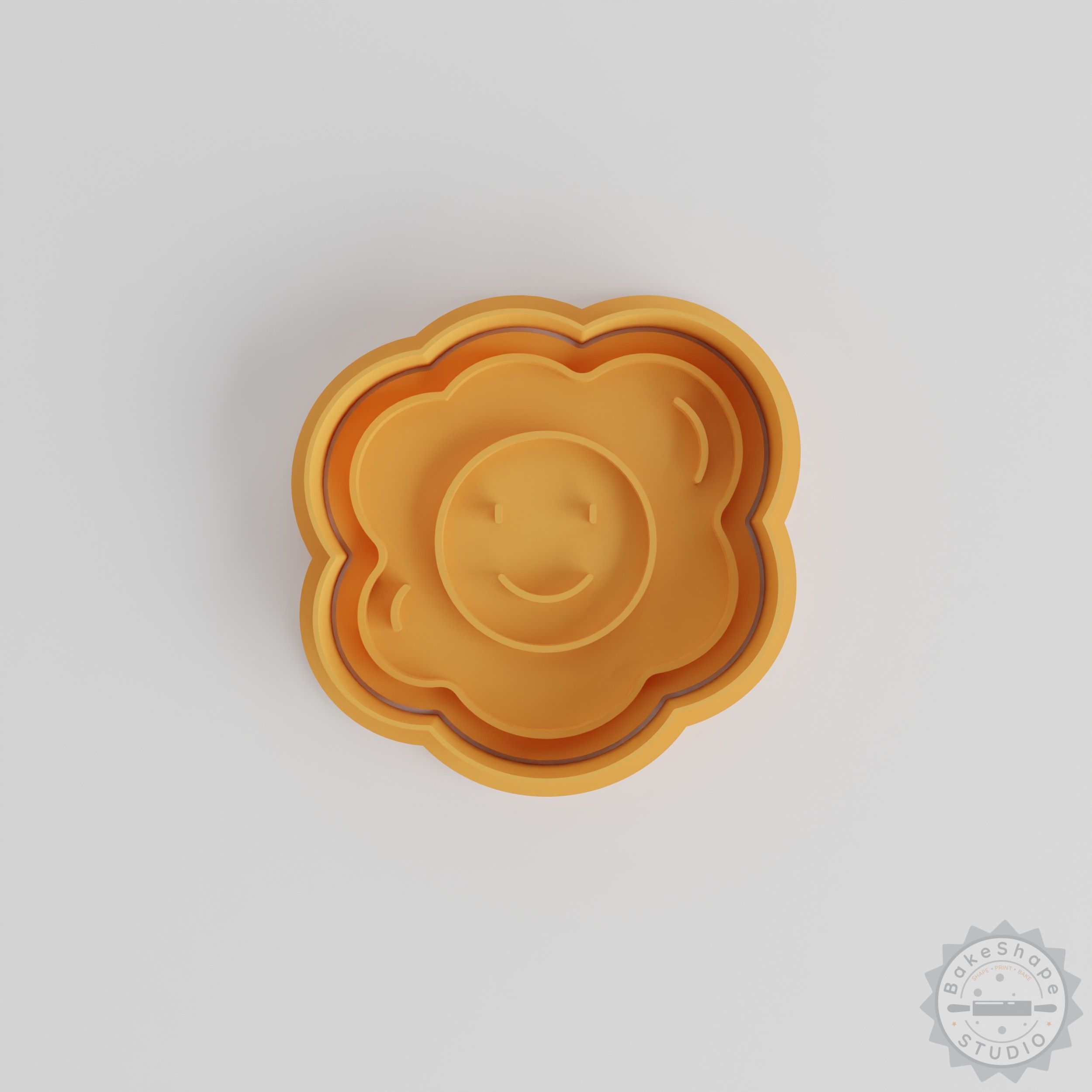 Kawaii Egg Cookie Cutter & Stamp Set, Fun Egg Shapes for Baking, Fondant, 3 Sizes