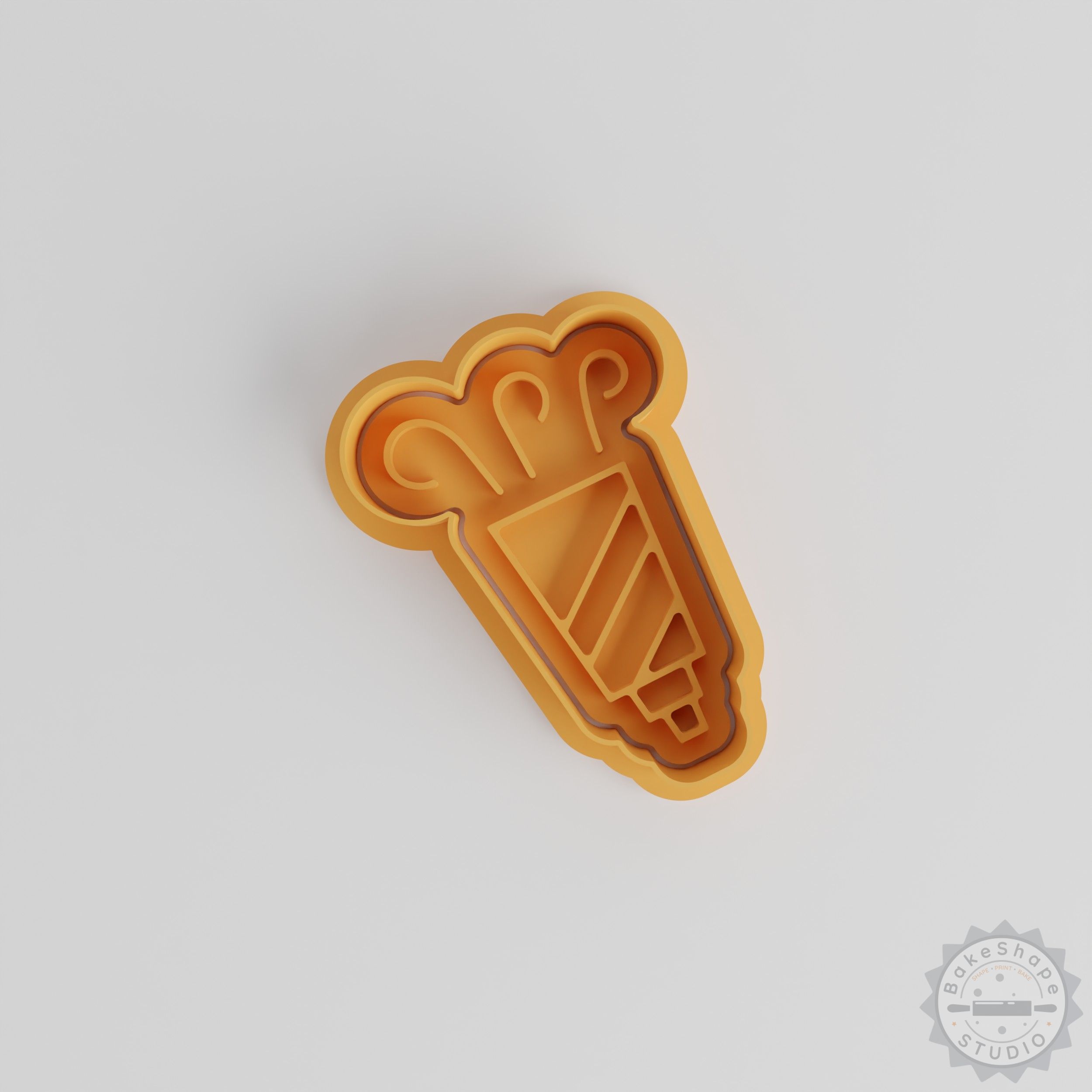 Confetti Shape Cutter Stamp Set, 6-Piece, S/M/L Sizes, Cookie Fondant Decoration