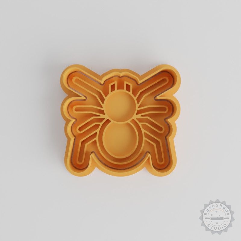 Tarantula Shape Cutter & Stamp Set, 6-Piece, Perfect for Cookies & Fondant, Includes S/M/L Sizes