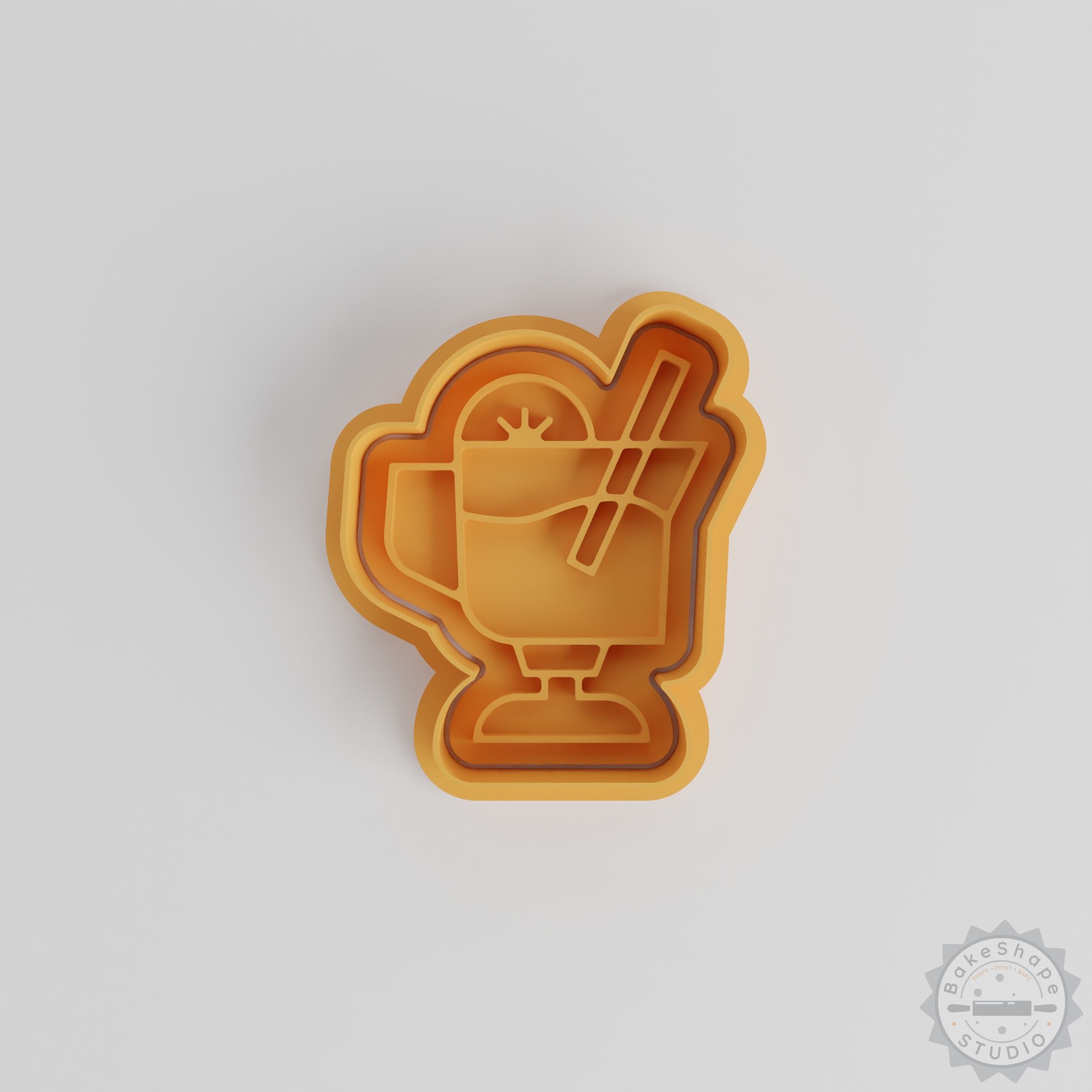 Wine-Themed Cookie Cutter & Stamp Set, 6-Piece Festival Shape Kit