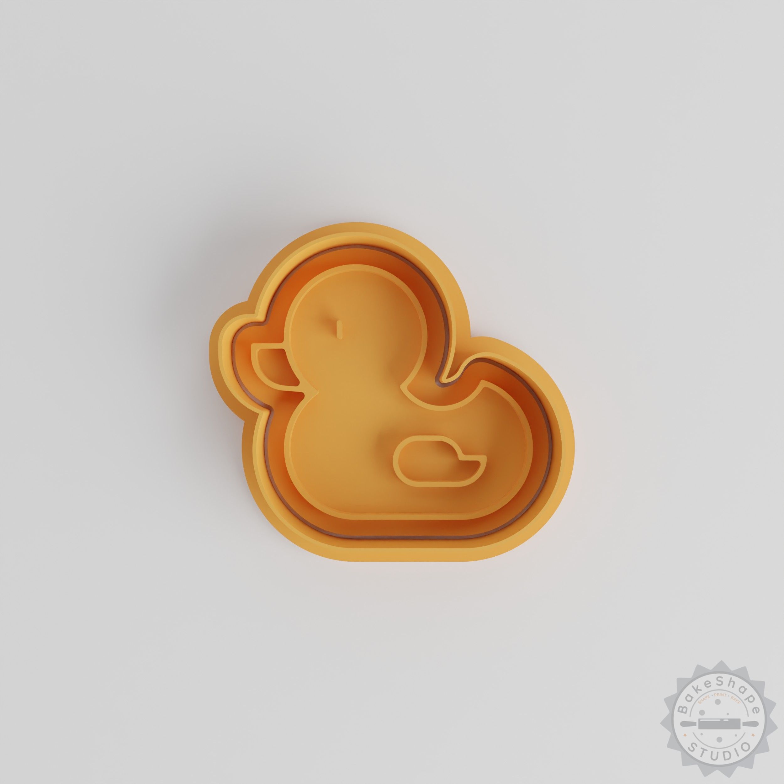 Duck Shape Cookie & Fondant Cutter Stamp Set, 6-Piece, Baby Shower Baking Tool, S/M/L Sizes
