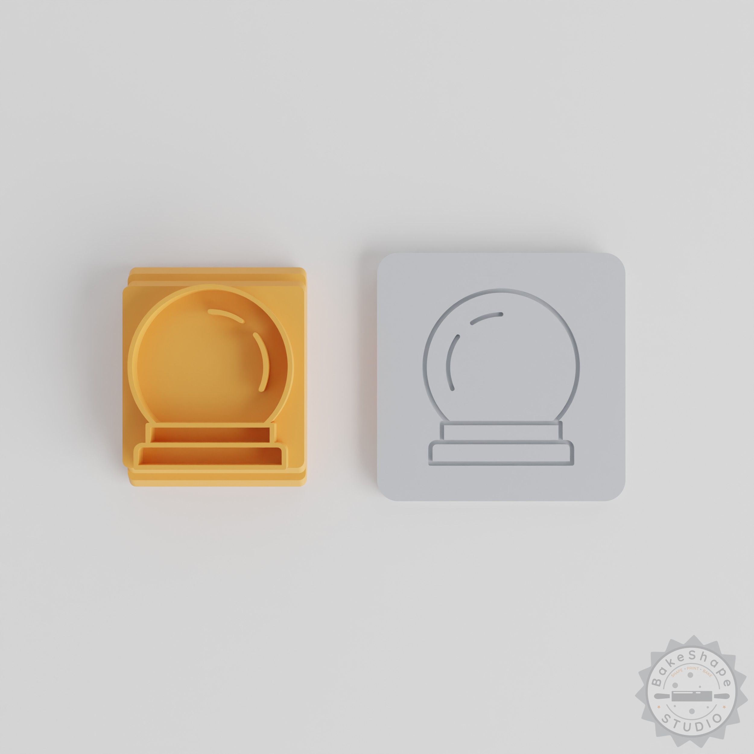Magic Ball Stamp Tile Set, 5 Sizes for Clay Cookies Fondant, Fairy-tale Design