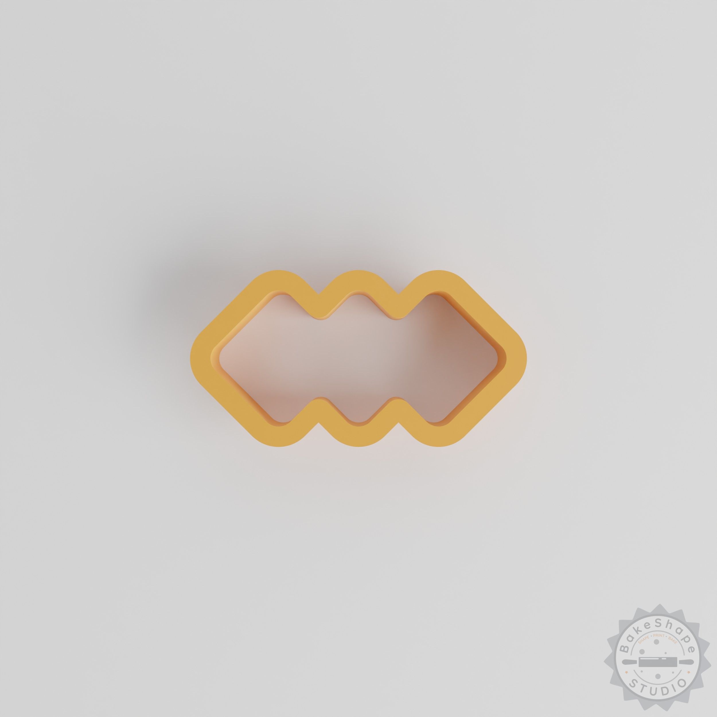 Wave Shape Cutter Set, 18-Piece, for Cookies, Fondant, Clay, Geometric Curly Designs