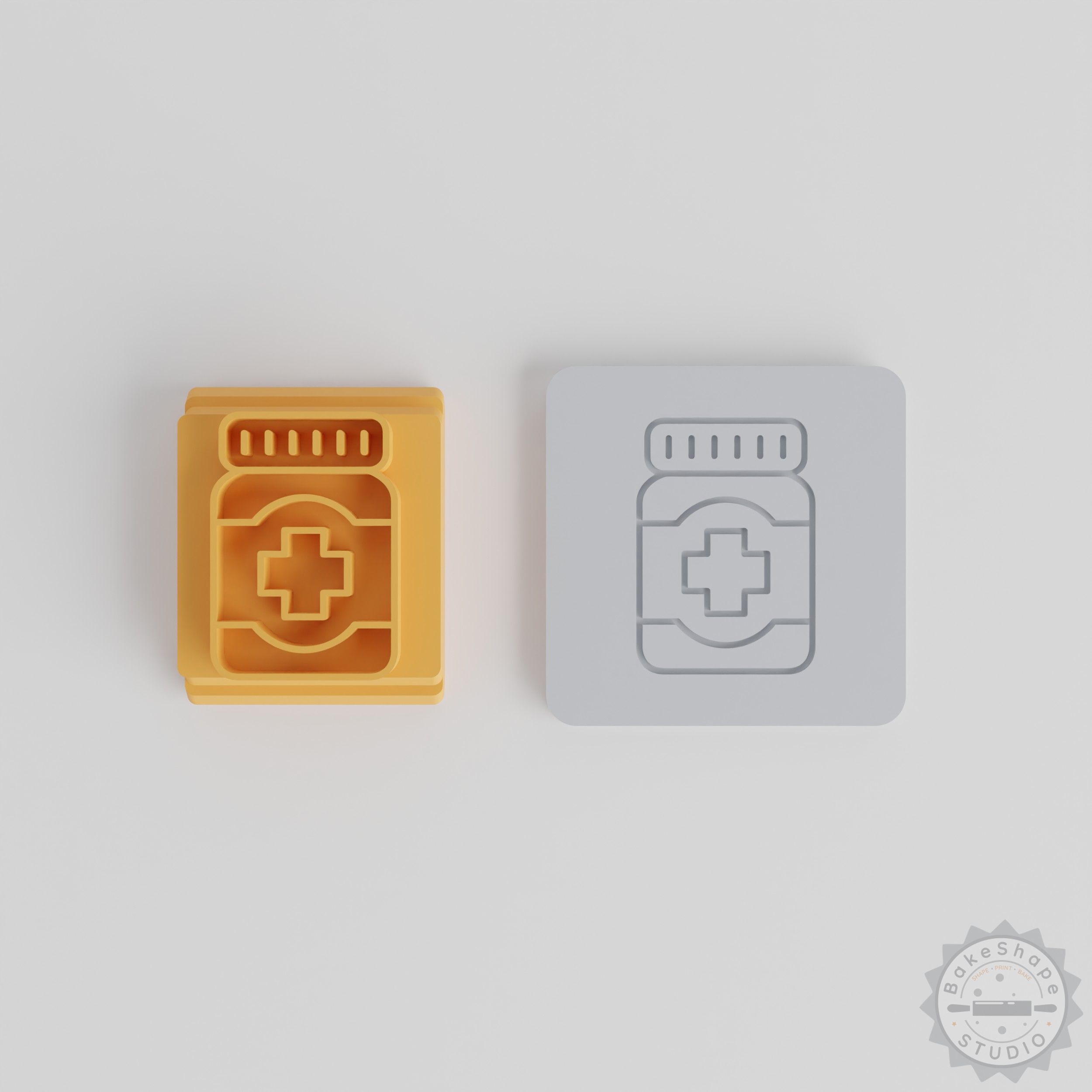Stamp Tile Set for Clay and Cookies, 5 Sizes - Perfect for Crafting and Baking