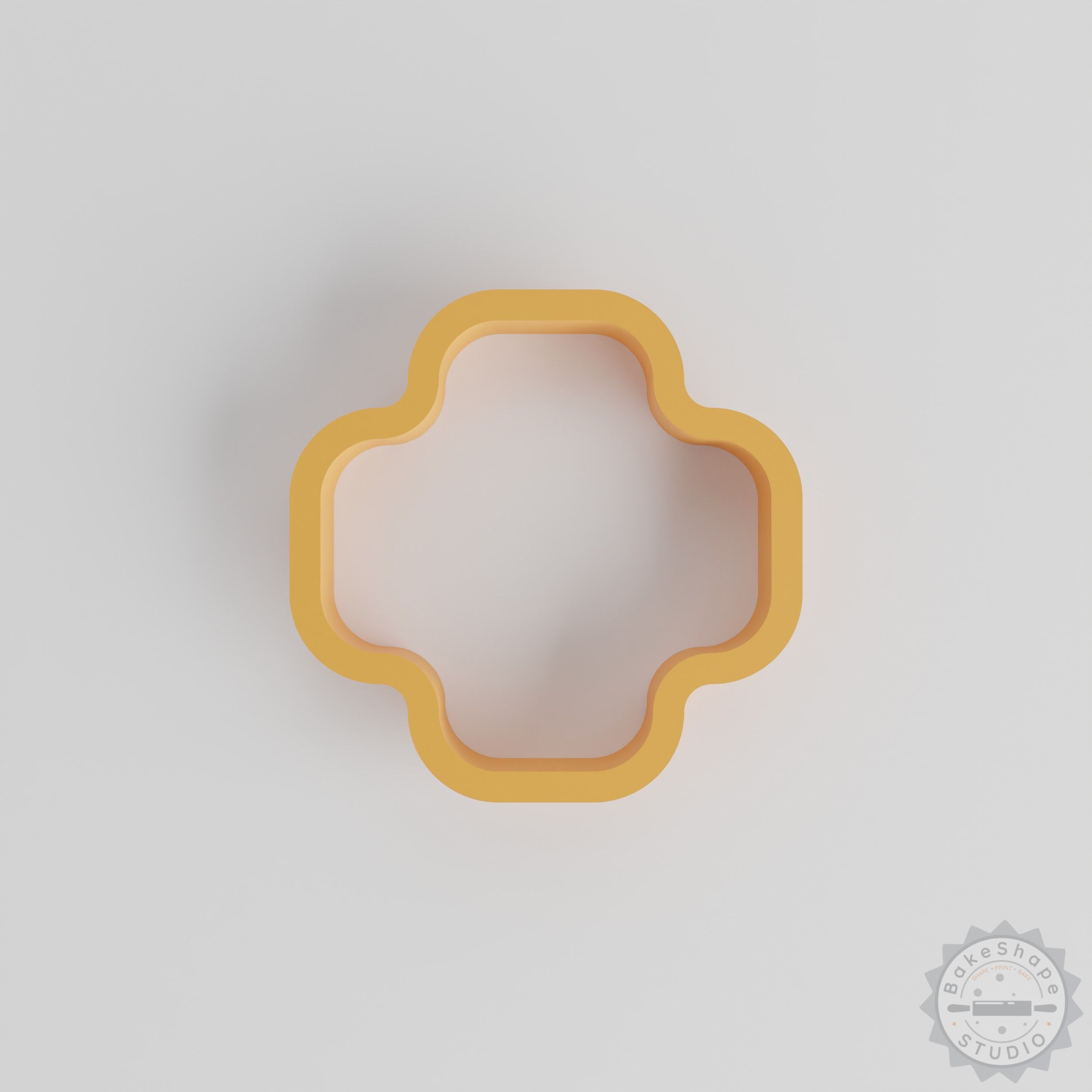 Geometric shape cutter set STL for 3D printing with multiple sizes for cookies, fondant, and clay shaping