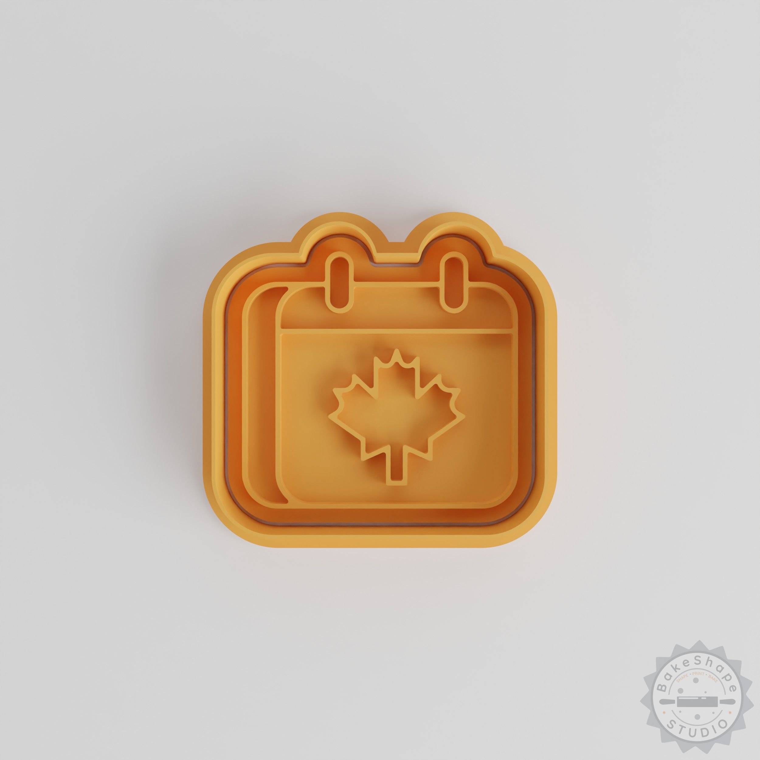 Calendar Shape Cutter & Stamp, 6-Piece Set, Perfect for Cookies, Fondant, in 3 Sizes