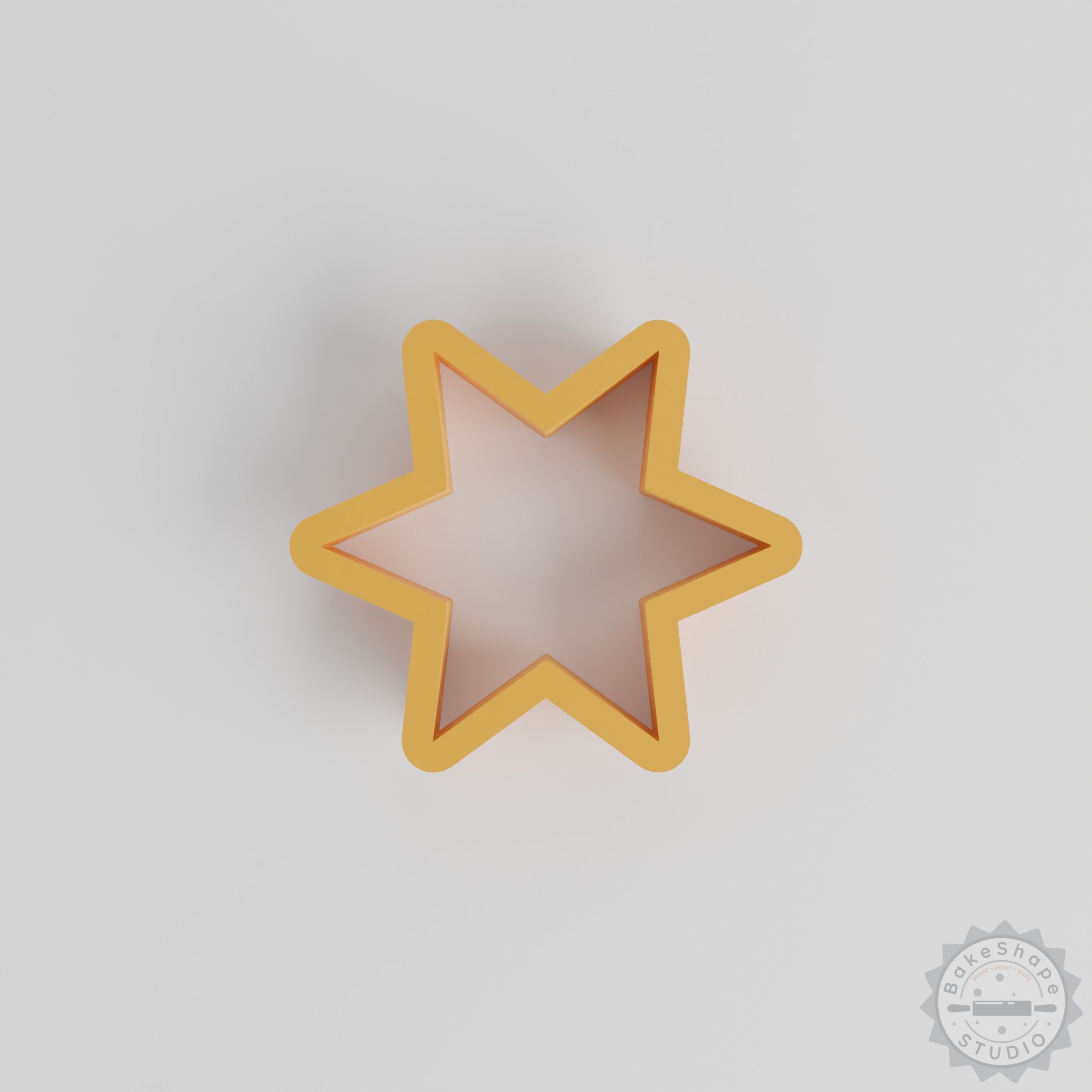 Star shape cutter set STL file with 18 sizes for 3D printing cookie cutters and crafting tools