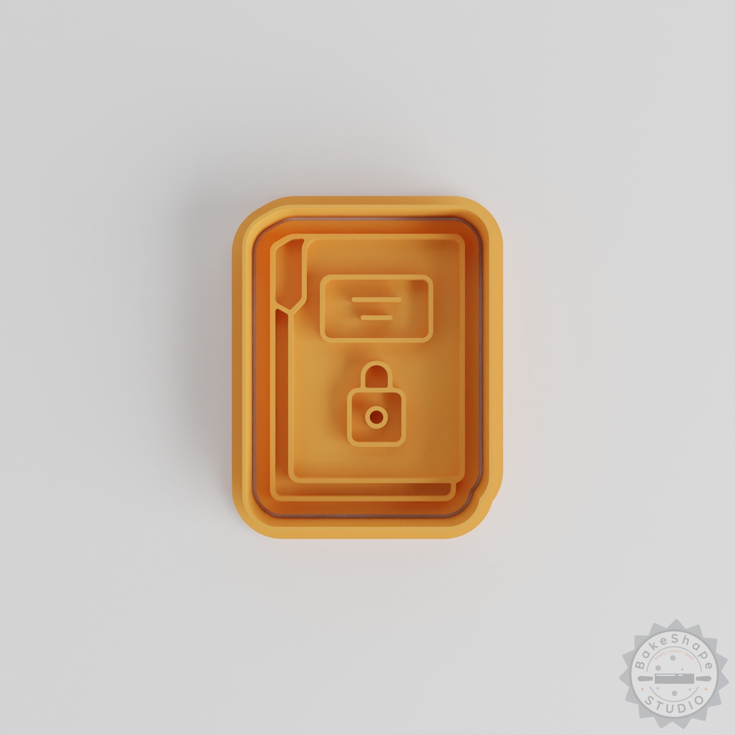 Top Secret File Cookie Cutter & Stamp Set, 6 Pieces, Astronomy Space Theme, Perfect for Cookies & Fondant