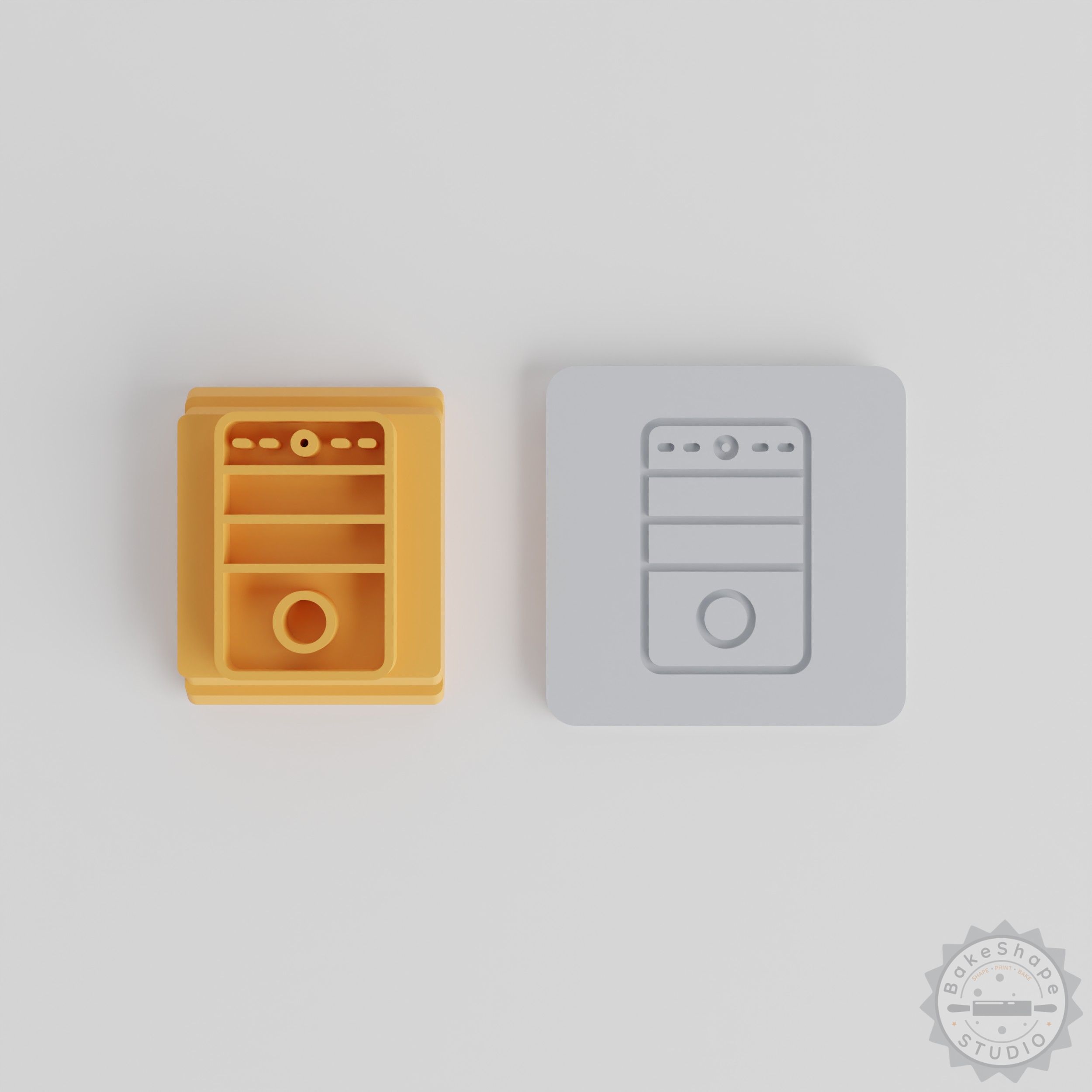 Design Stamp Tile Set for Clay & More, 5-Piece, 20-40mm Motif Sizes