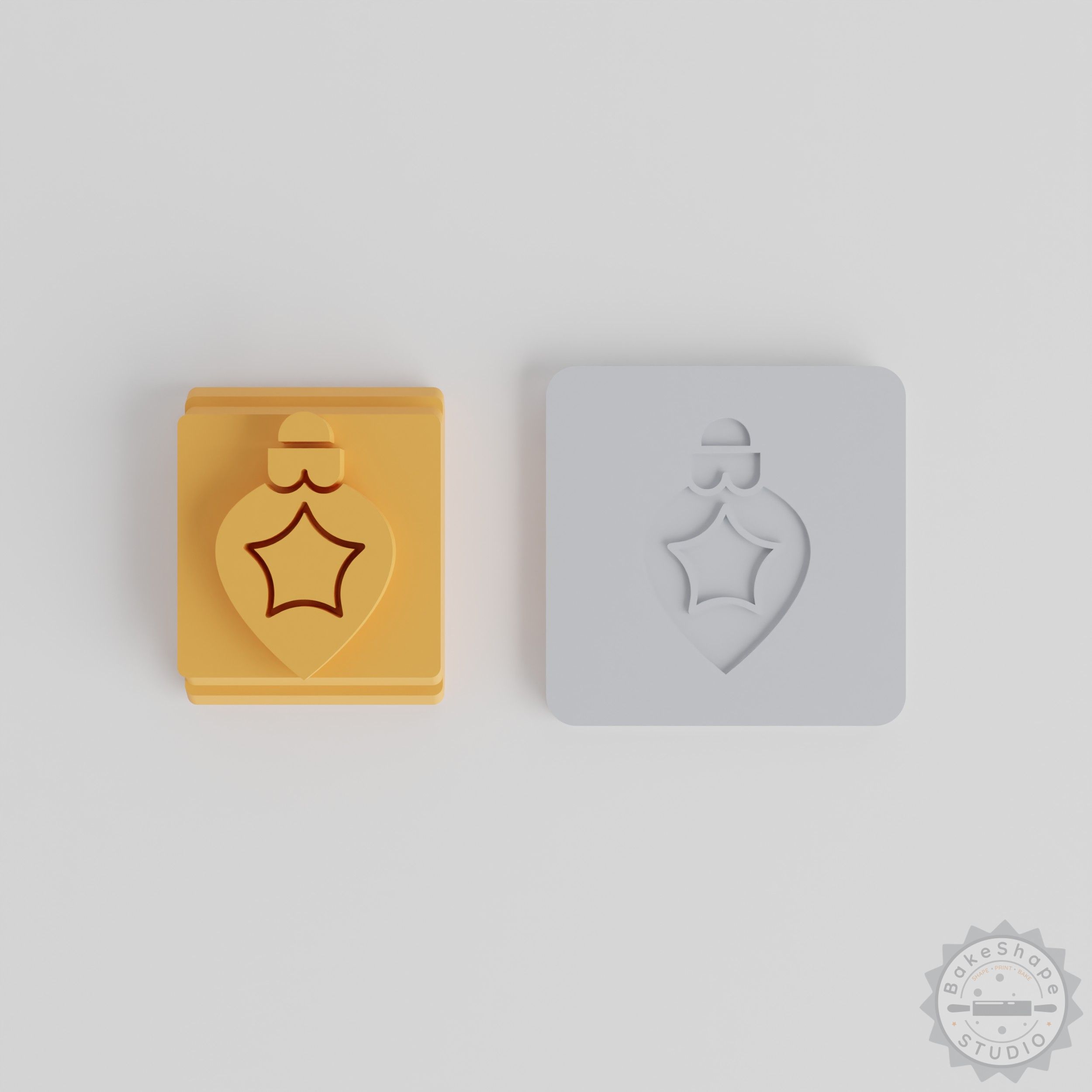 Christmas Decoration Stamp Tile Set, 5 Sizes, Perfect for Clay, Cookies, Fondant, Festive Ornament
