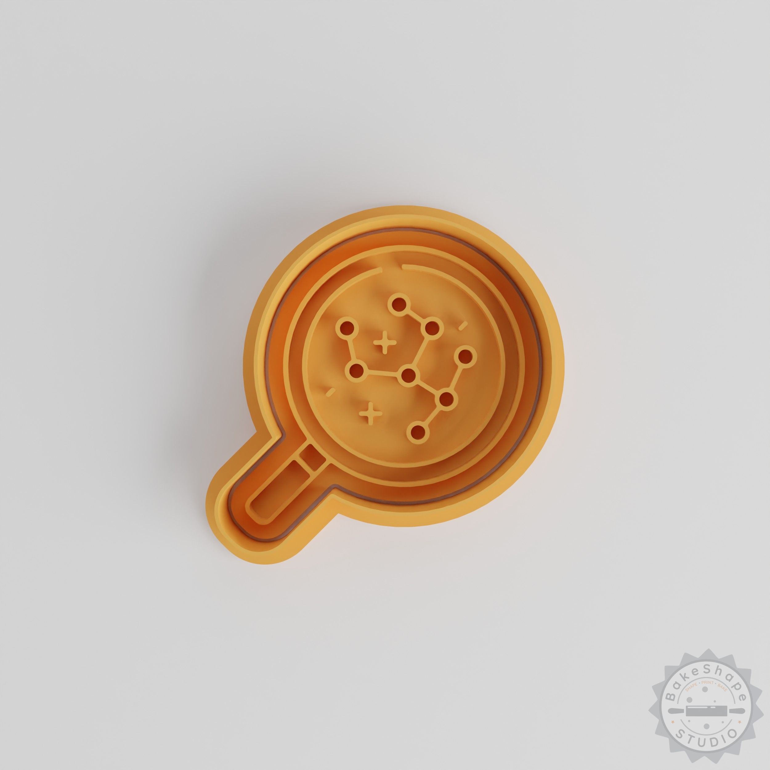 Constellation Shape Cutters & Stamps Set, 6-Piece, Perfect for Cookies, Fondant, Space Exploration Theme