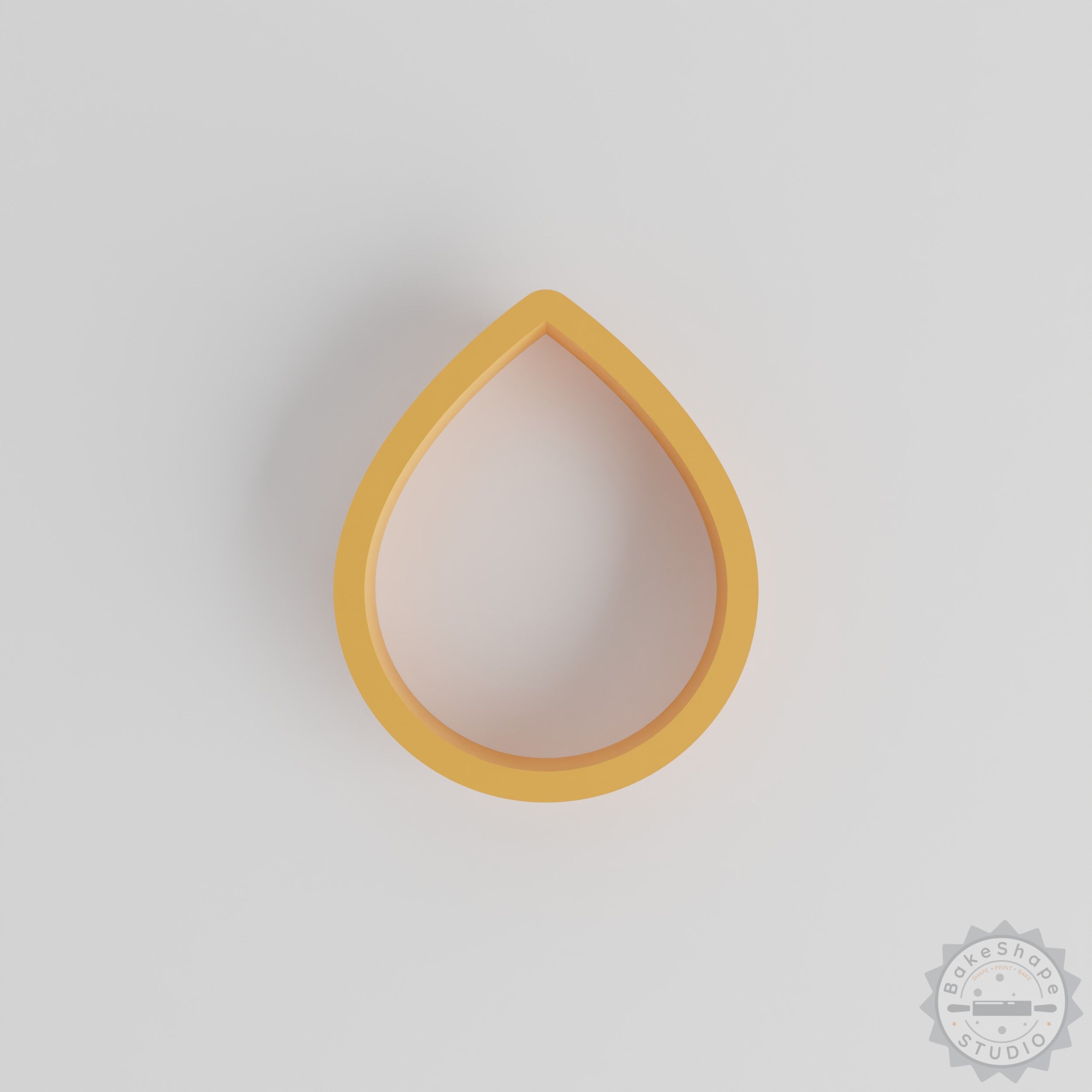 Water Drop clay and craft stamp STL set with 18 sizes for 3D printing