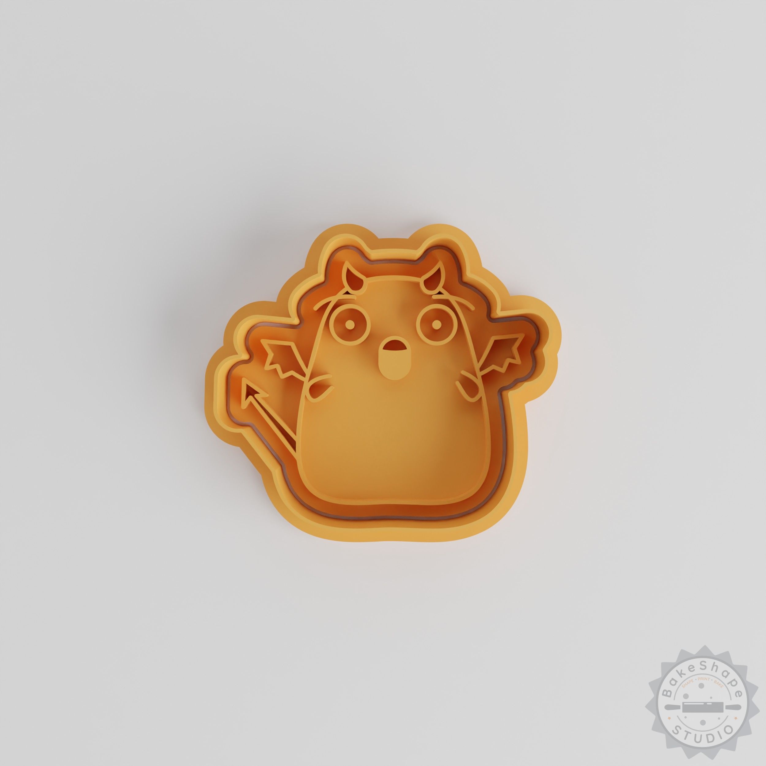 Astonished Cookie Cutter & Stamp Set, 6-Piece, Surprised Face, Fondant Decorating