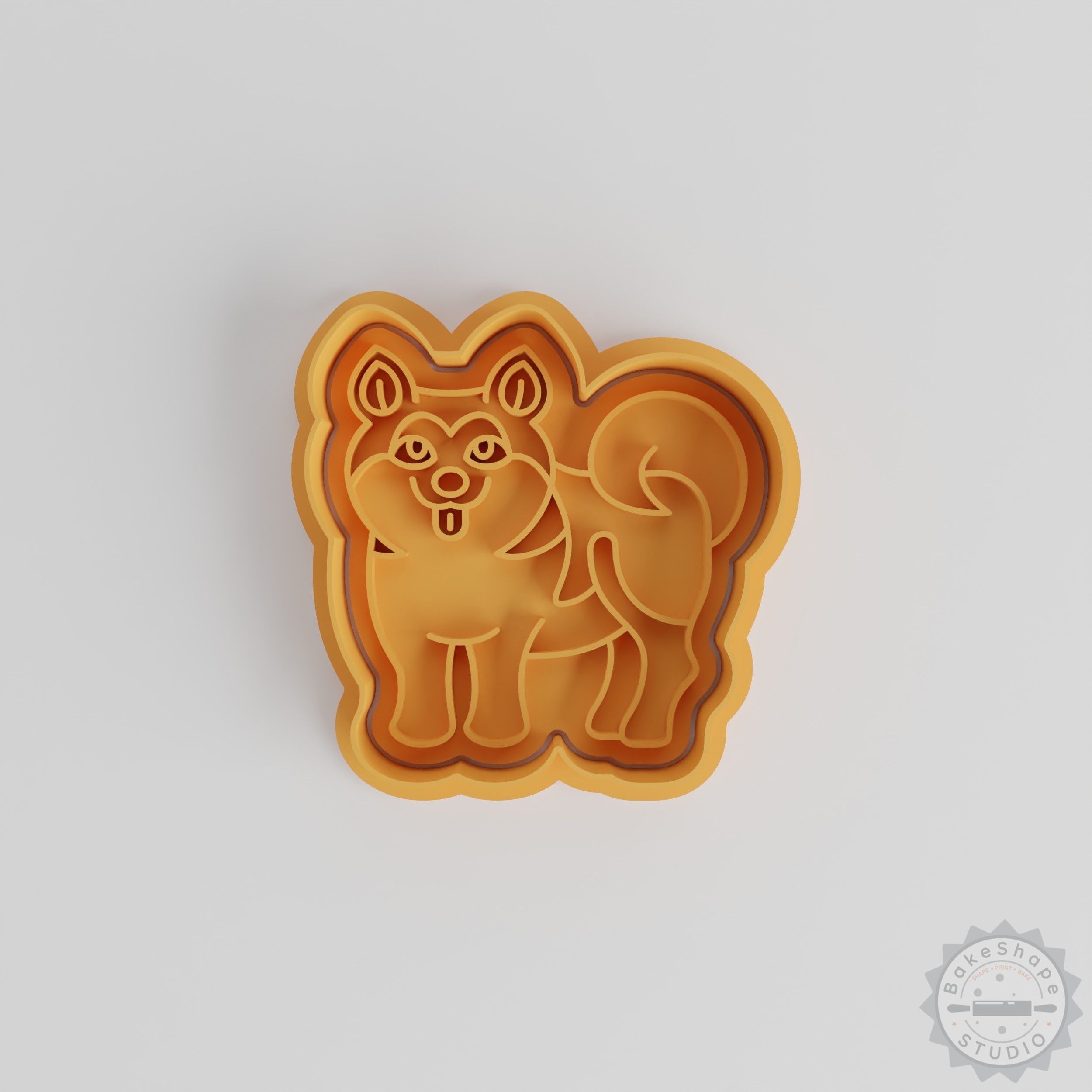 Alaskan Malamute Cookie Cutter and Stamp Set, 6-Piece, S/M/L Sizes, Perfect for Cookies, Fondant