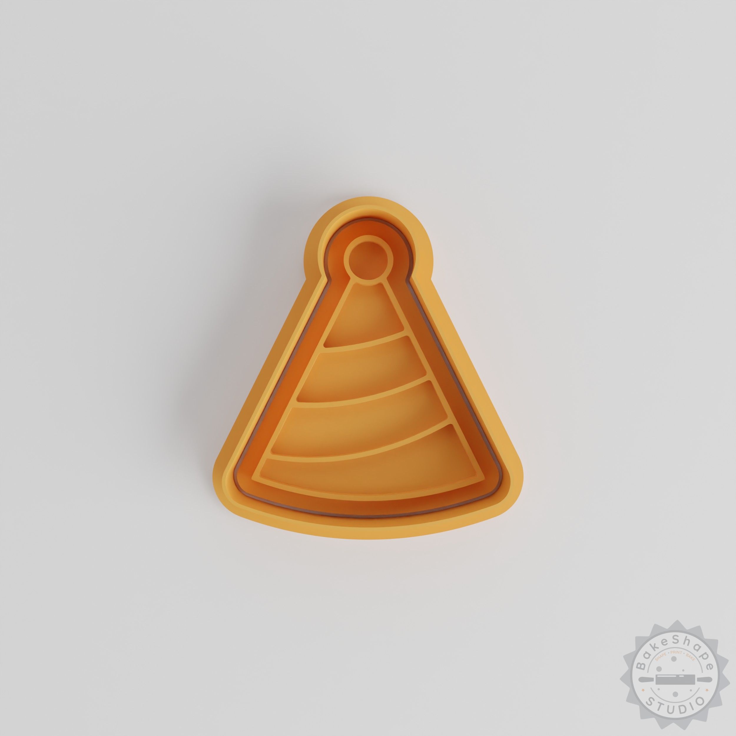 Birthday Cap and Party Hat Cookie Cutter Set, 6-Piece, S/M/L Sizes, Fondant Stamp, Party and Celebration Baking Tools