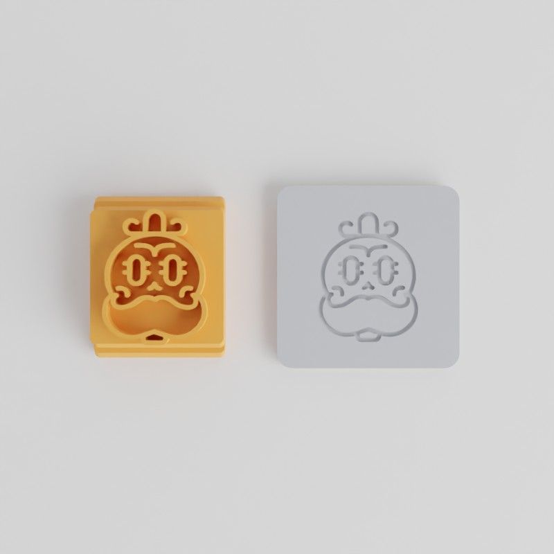 Skull Stamp Tile Set, 5 Sizes, Perfect for Clay Cookies Fondant, Day of the Dead Design